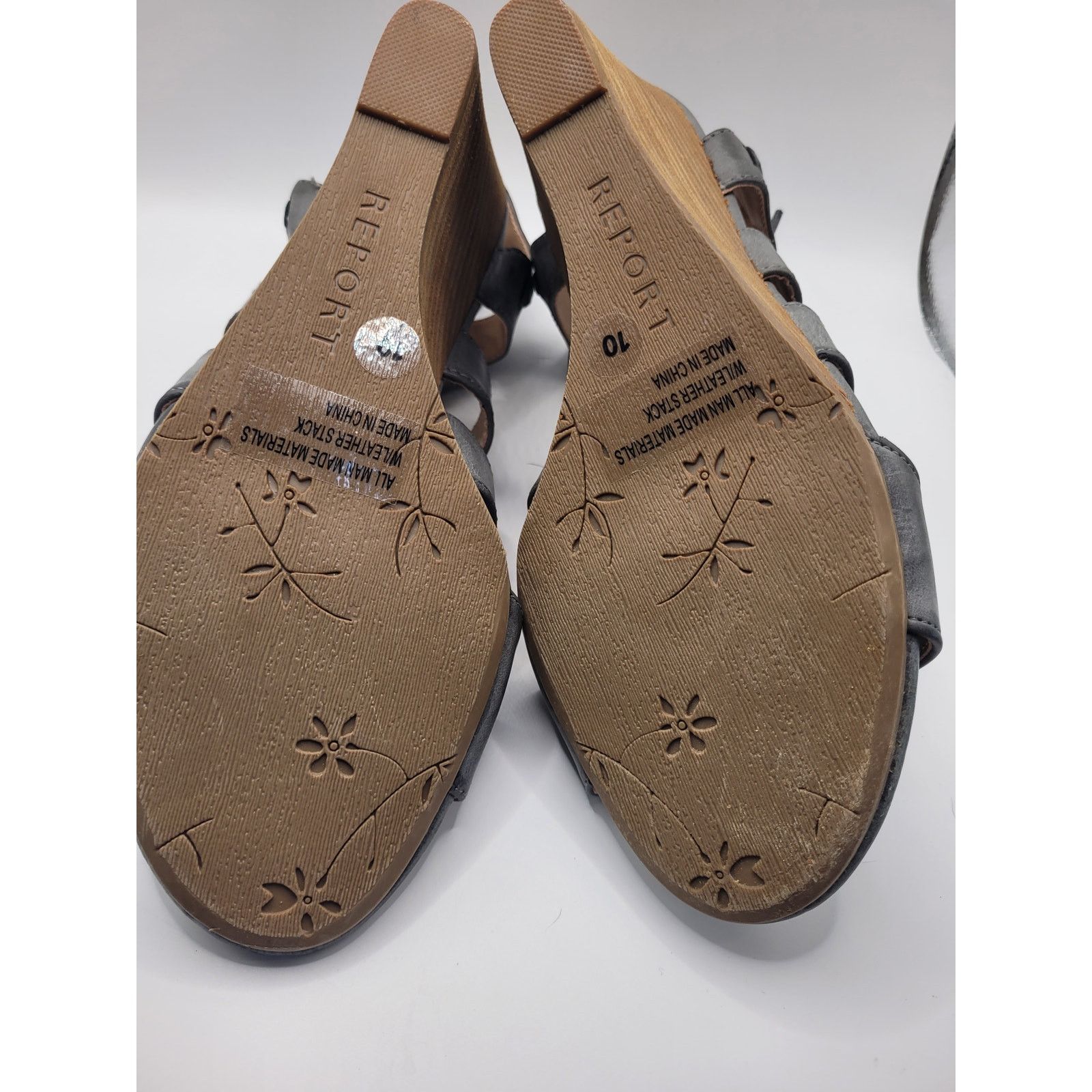 Report Collection Report Women Sandals Scout Gilley Grey 3.5 Heel Sz 10 Size US 10 / IT 40 - 5 Thumbnail