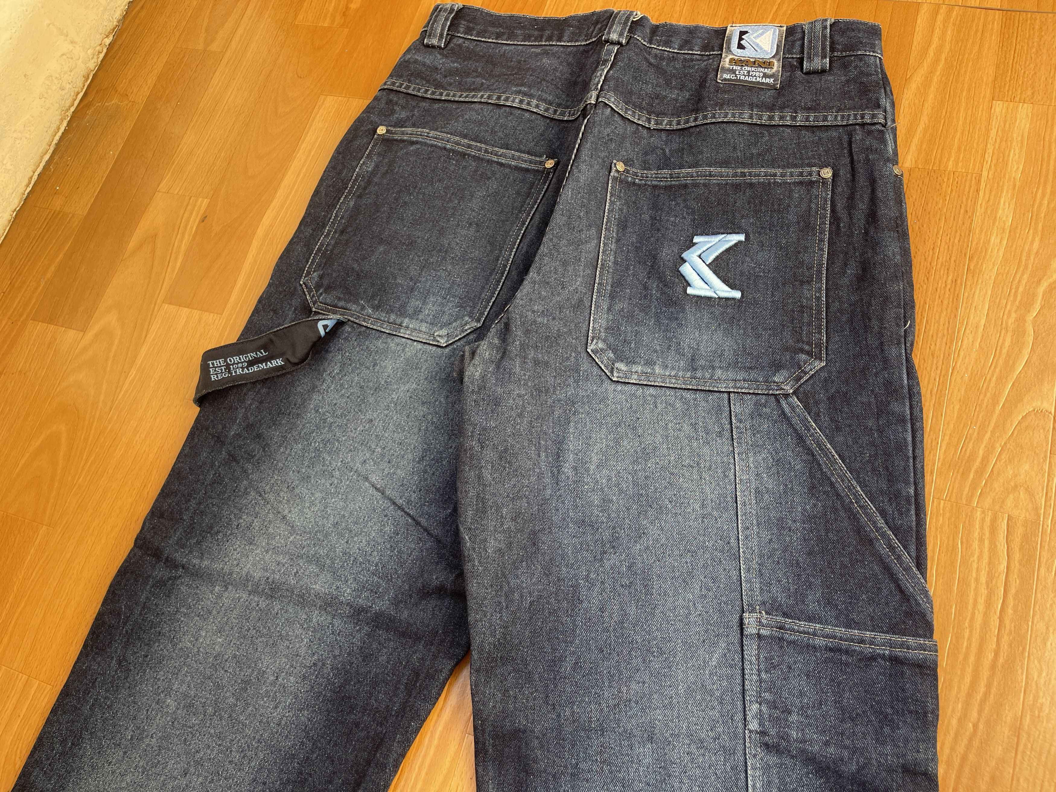 Karl Kani KARL KANI jeans, baggy, vintage Kani jeans, 90s hip hop W 32 Size US 32 / EU 48 - 6 Thumbnail