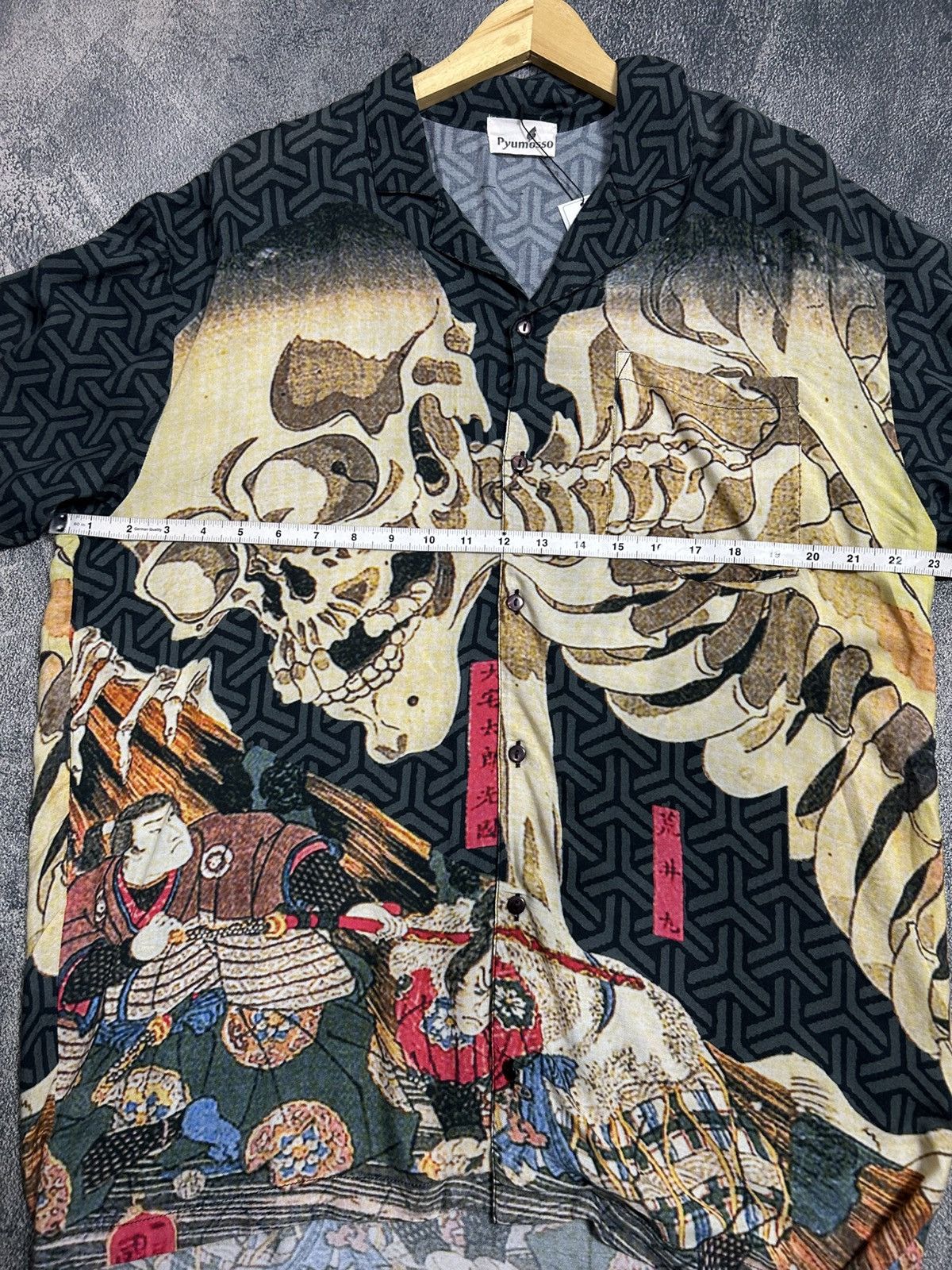 Japanese Brand Japanese Ukiyoe Printedshirt”Takiyasha thewitch&the skeleton Size US XL / EU 56 / 4 - 7 Thumbnail