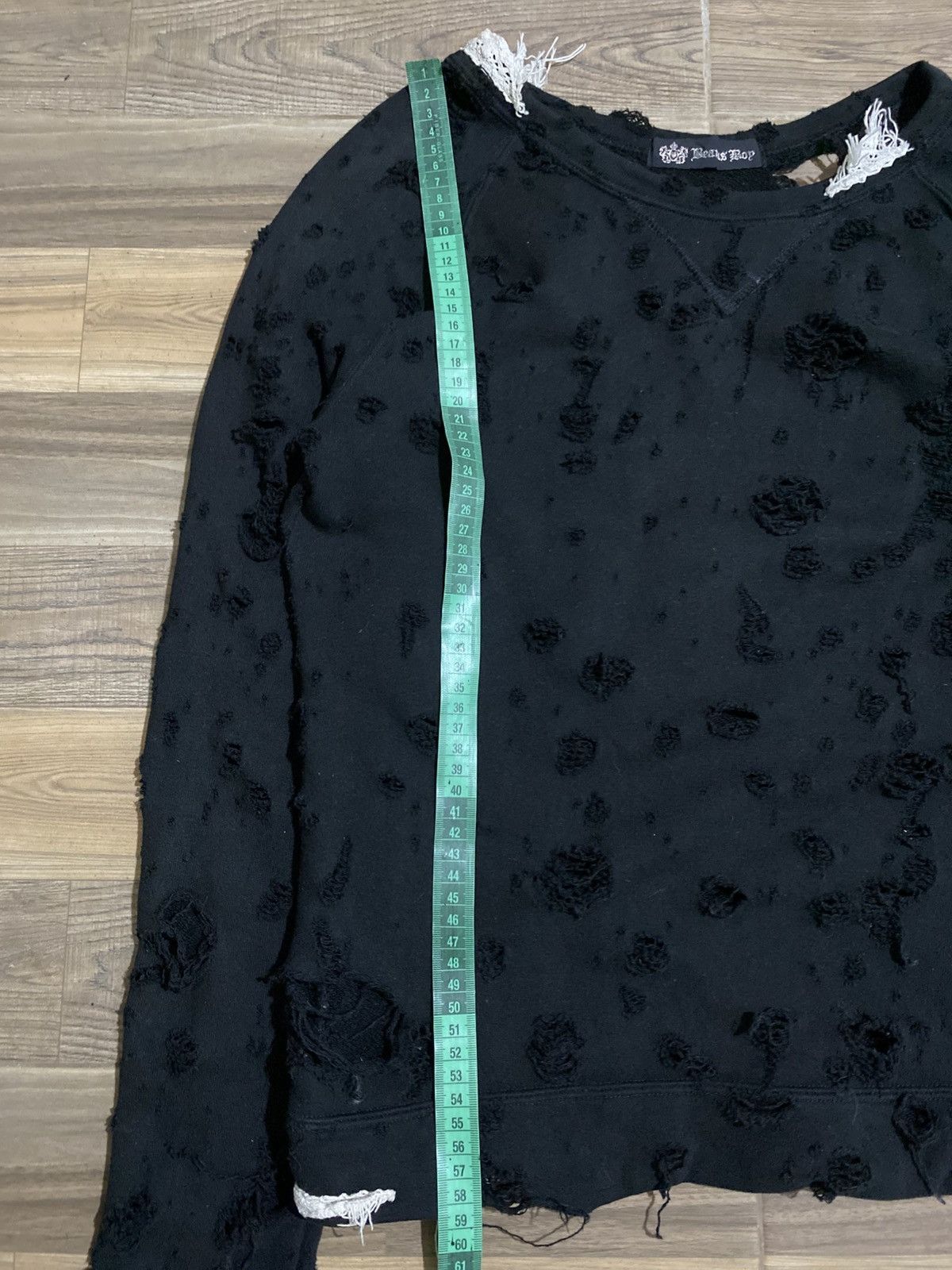 Share Spirit Homme BEAMS DISTRESSED SWEATSHIRT Size US S / EU 44-46 / 1 - 11 Thumbnail