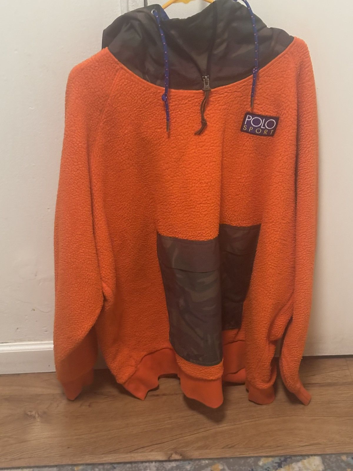 Polo Ralph Lauren Orange polo fleece hoodie XL Size US XL / EU 56 / 4 - 5 Thumbnail
