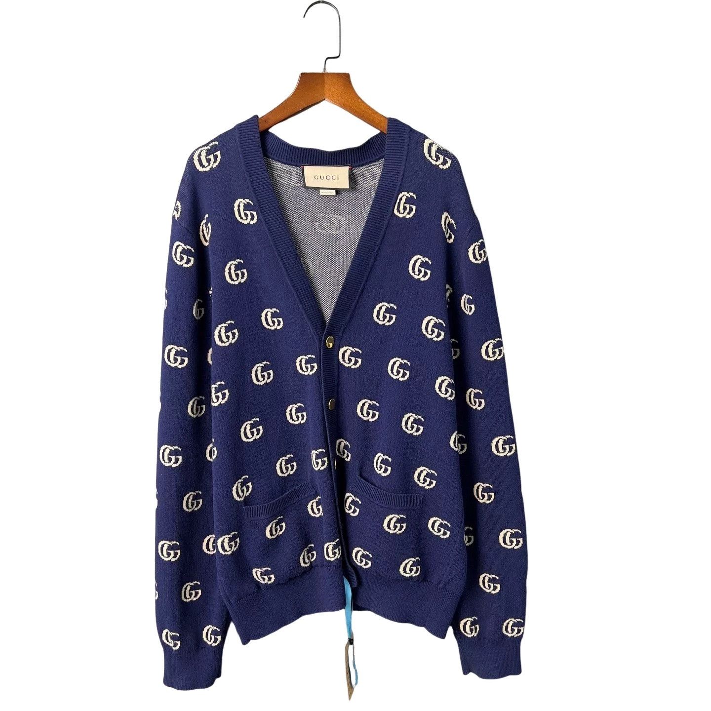 Gucci Gucci GG Monogram Cardigan Size M Size US M / EU 48-50 / 2 - 1 Thumbnail