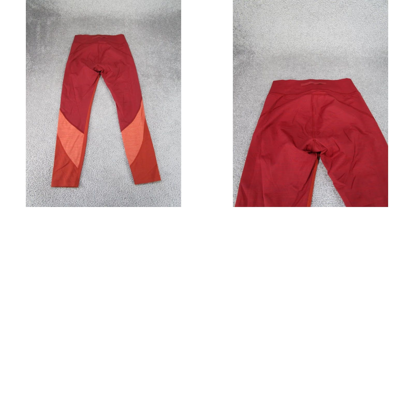 Outdoor Voices Outdoor Voices Leggings Women's Medium Red Colorblock Cropped Athletic Compression Run Yoga Activewear Colorful Womens Size 32" / US 10 / IT 46 - 8 Thumbnail