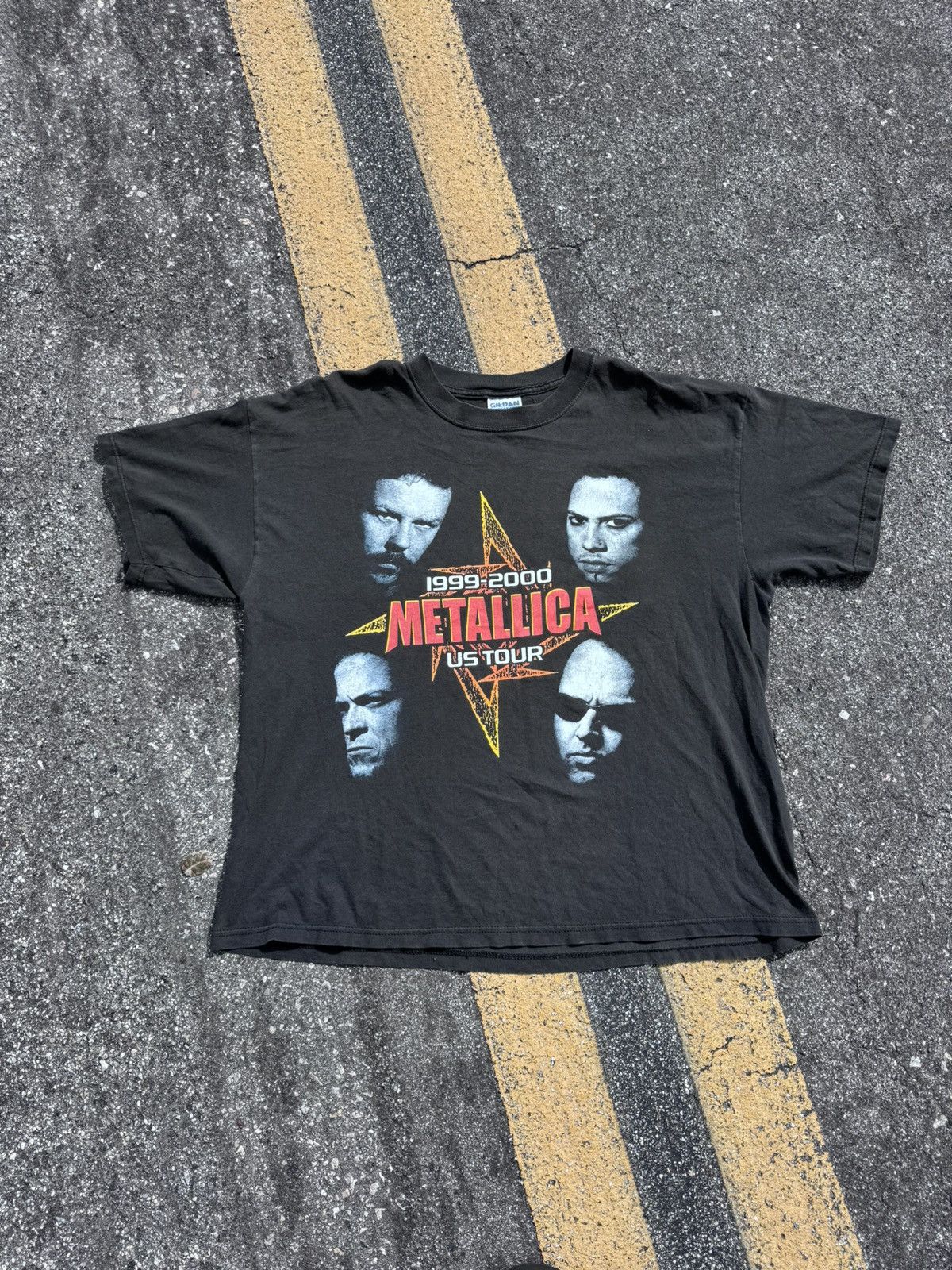 image of Band Tees x Vintage 1999 Metallica Kid Rock Band T Shirt in Black (Size XL)