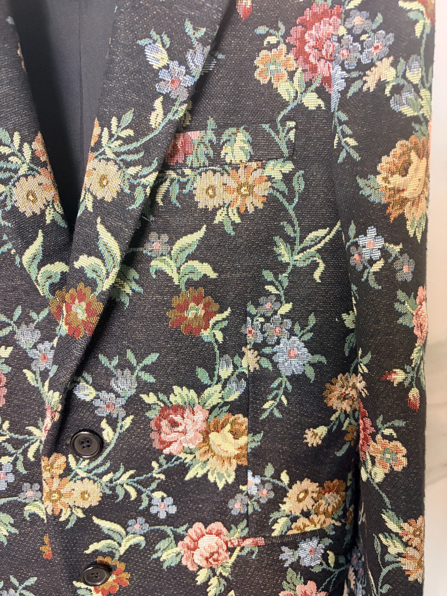 Saint Laurent Paris Saint Laurent 2015 SS Floral Blazer Size 44 Size US S / EU 44-46 / 1 - 3 Thumbnail
