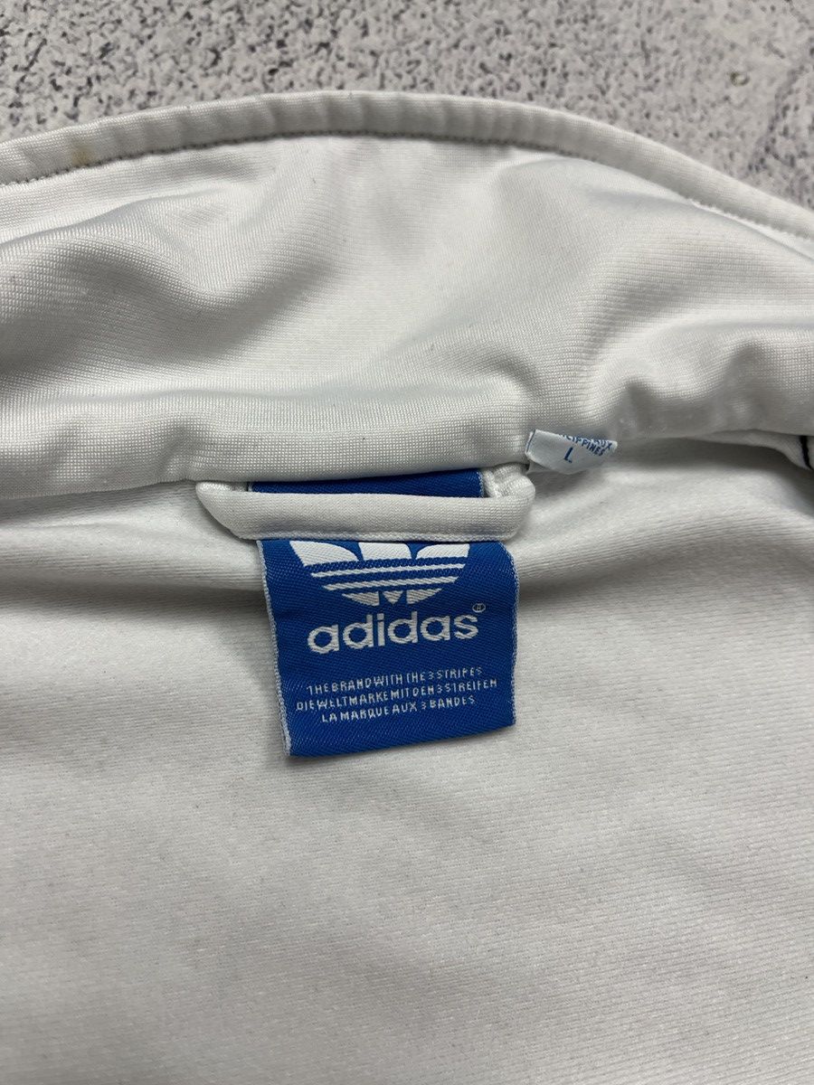 Adidas Vintage 00’s Adidas Track Jacket Striped Y2K White Rare Hype Size US L / EU 52-54 / 3 - 12 Thumbnail