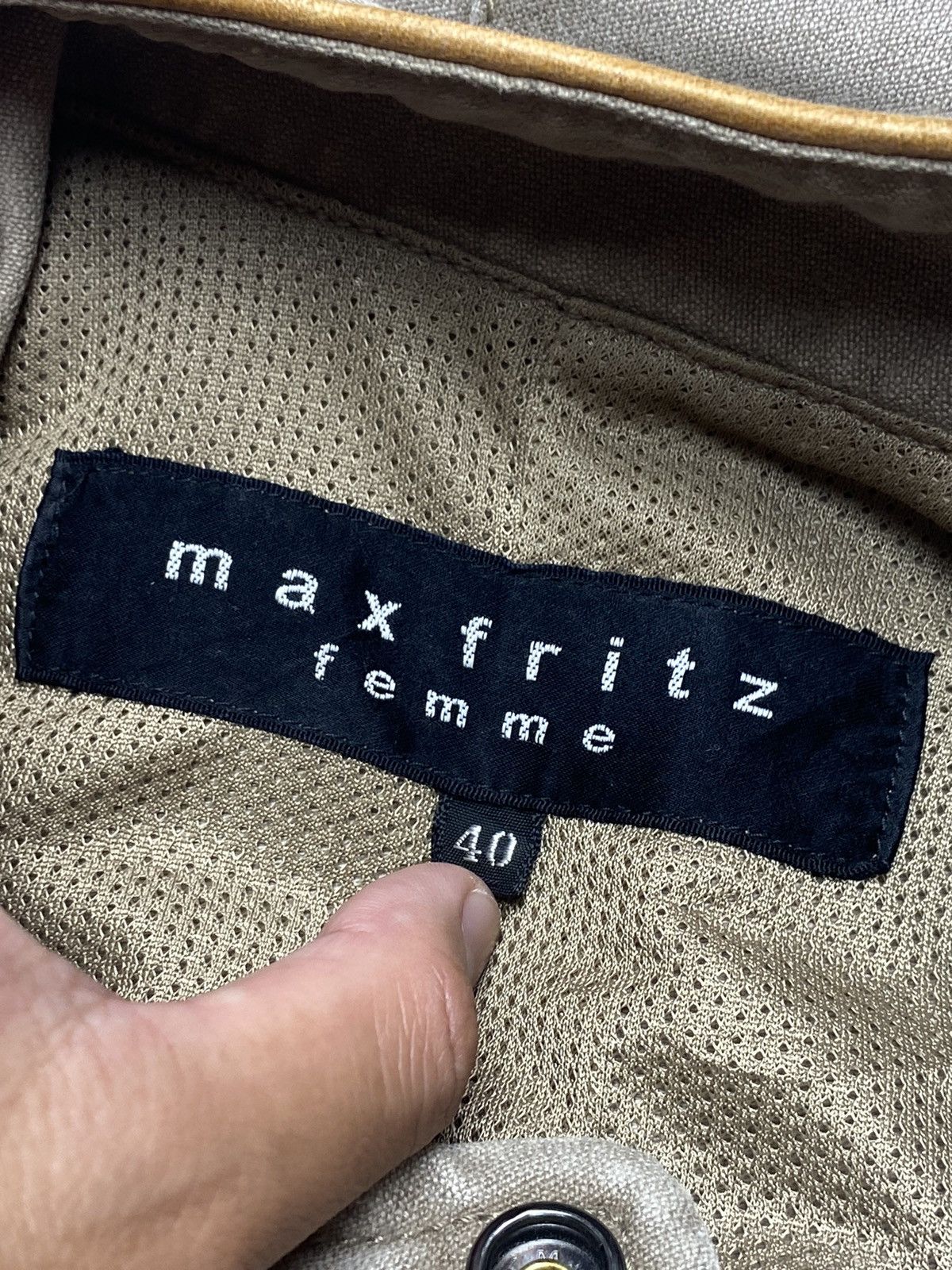 Other 2000s Max Fritzz Femme - Biker Jacket Size M / US 6-8 / IT 42-44 - 10 Thumbnail