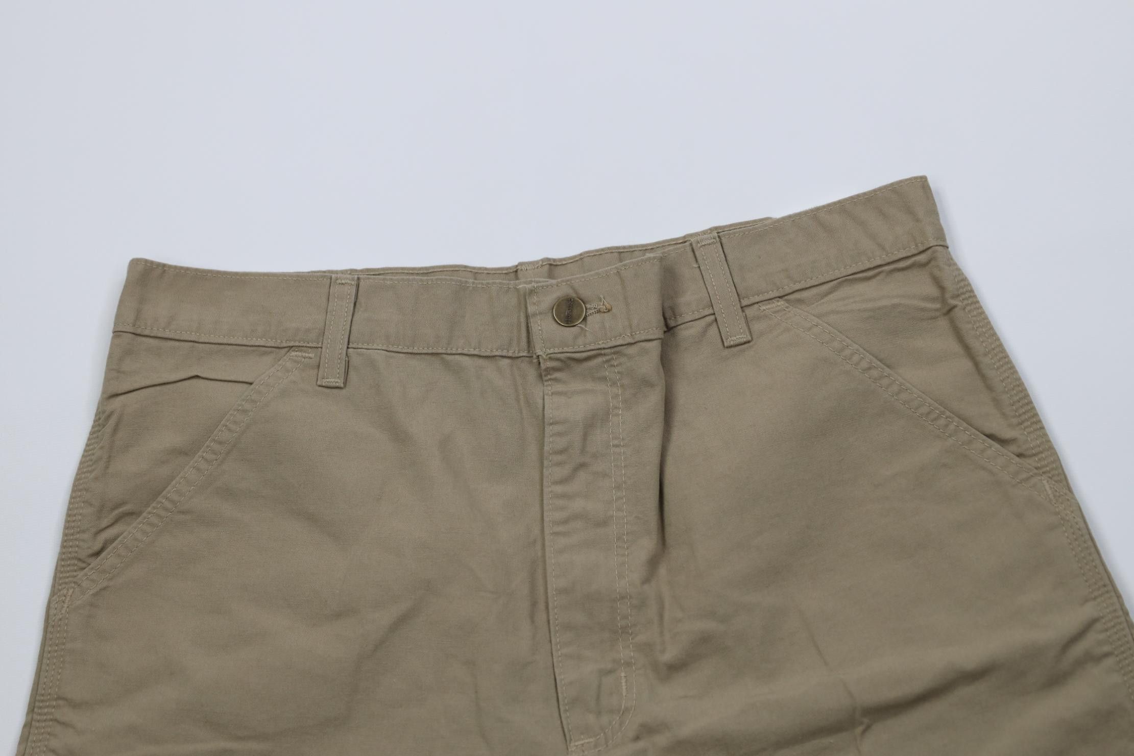 Carhartt Deadstock Vintage 90s Carhartt Above Knee Dungaree Shorts Size US 36 / EU 52 - 2 Thumbnail