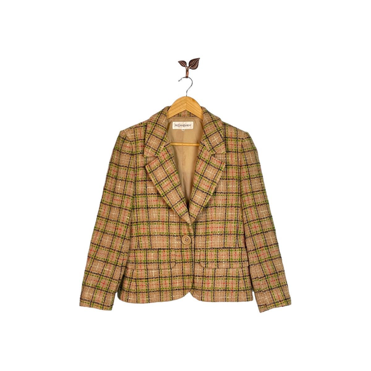 Yves Saint Laurent Yves Saint Laurent Tweed Blazer Size XS / US 0-2 / IT 36-38 - 1 Thumbnail