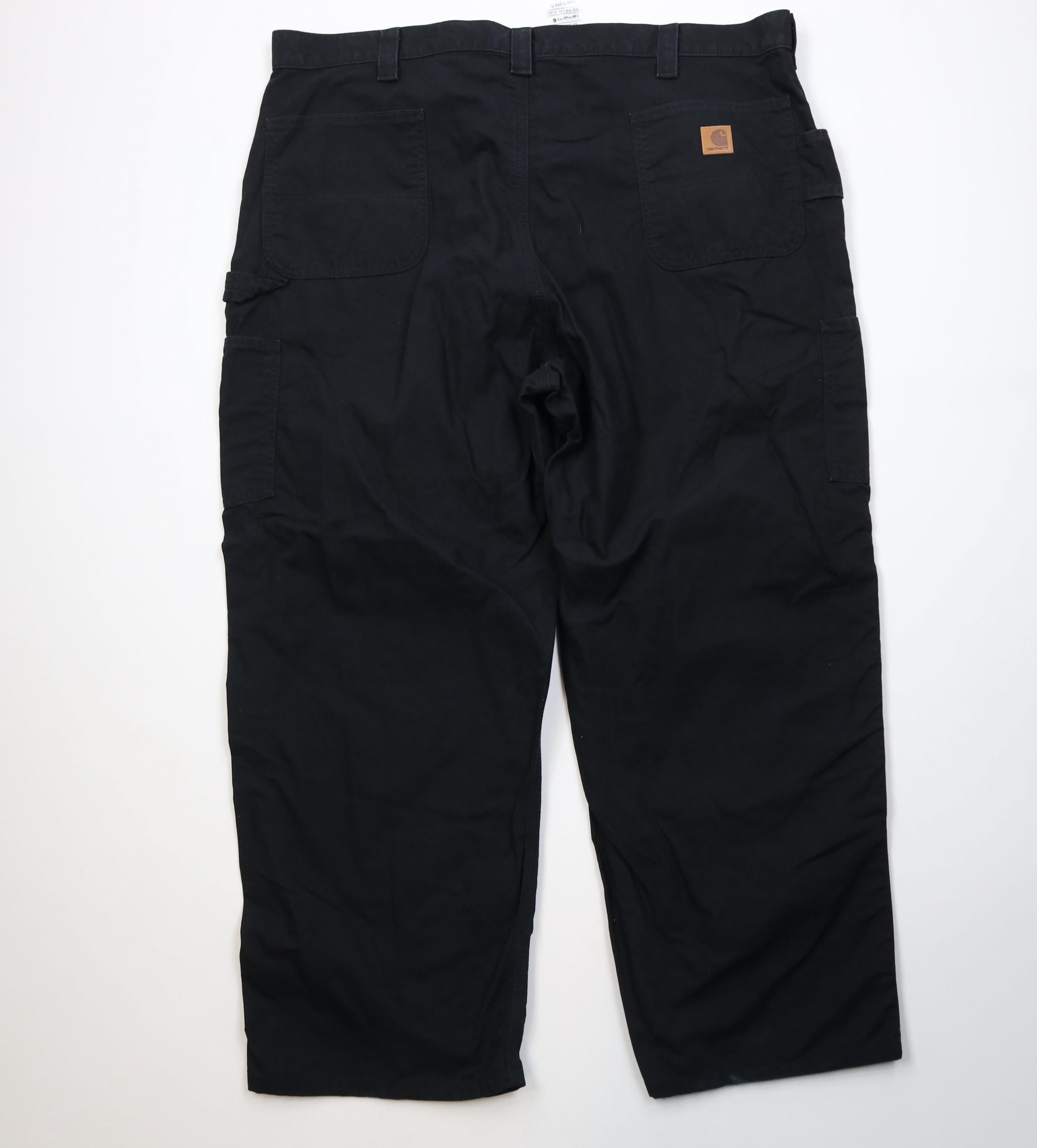 Carhartt Vintage Y2K Carhartt Loose Fit Wide Leg Dungaree Pants Black Size US 44 / EU 60 - 8 Thumbnail
