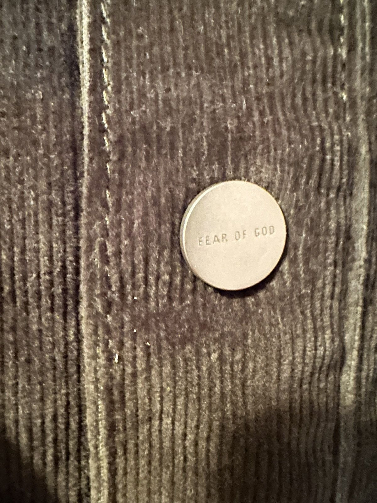 Fear of God Fear of God corduroy forest green shirt jacket Size US S / EU 44-46 / 1 - 5 Thumbnail