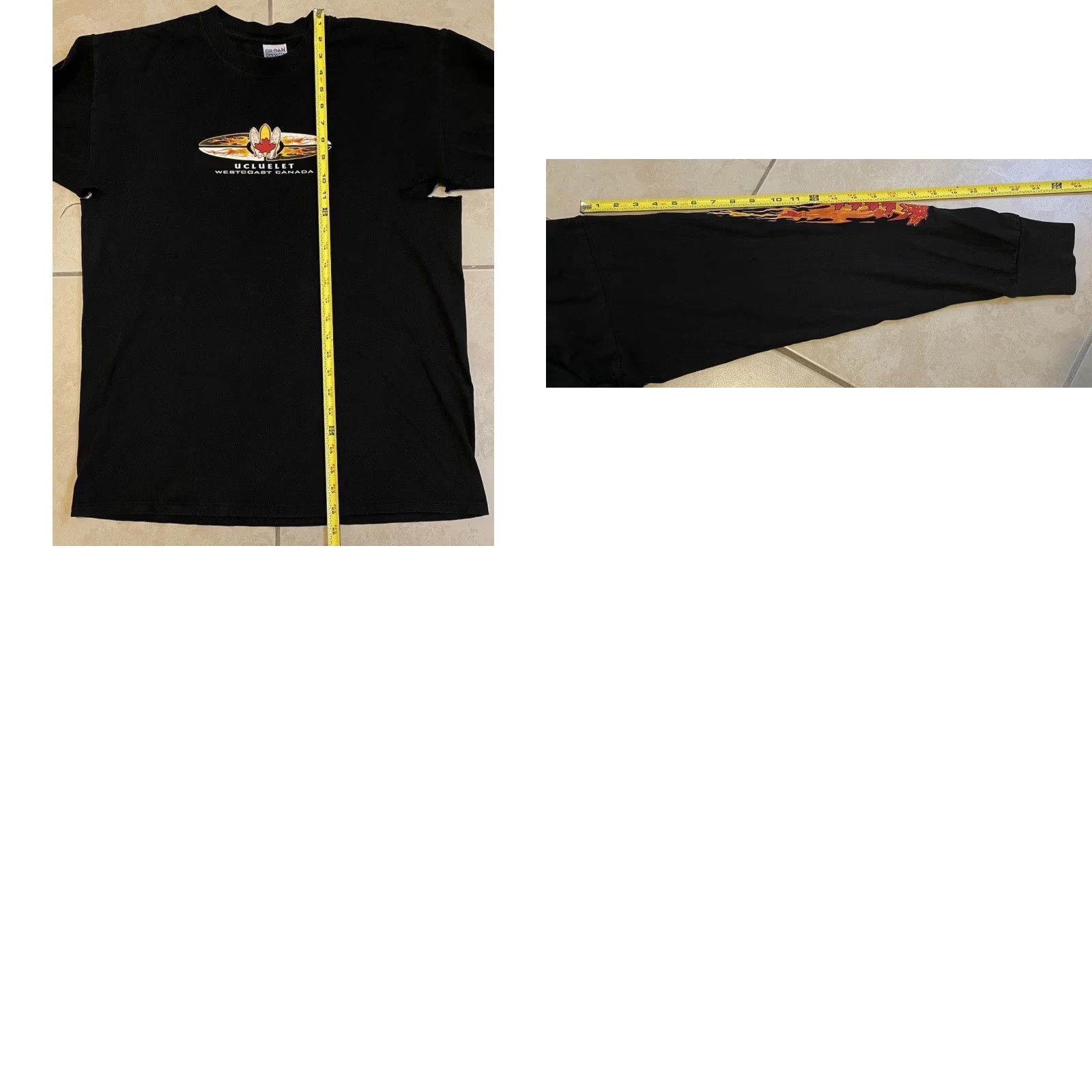 JNCO Vtg Thrashed Faded Flame Shirt L Grunge Biker Punk Fire Skate Surf Y2K 90s Jnco Size US L / EU 52-54 / 3 - 10 Thumbnail