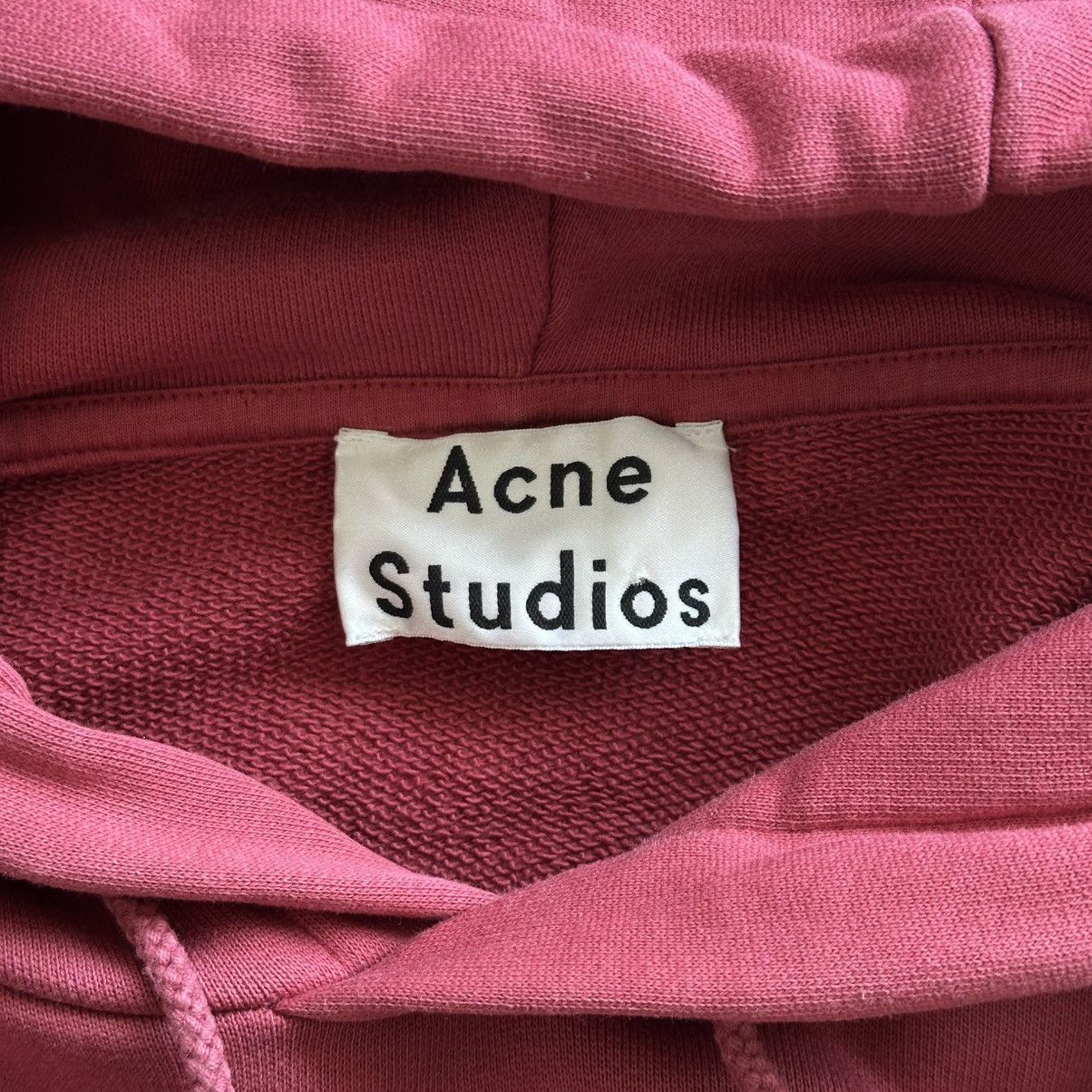 Acne Studios Acne Studios FELLIS PSS18 Popover Red Berry Hoodie Size US S / EU 44-46 / 1 - 3 Thumbnail