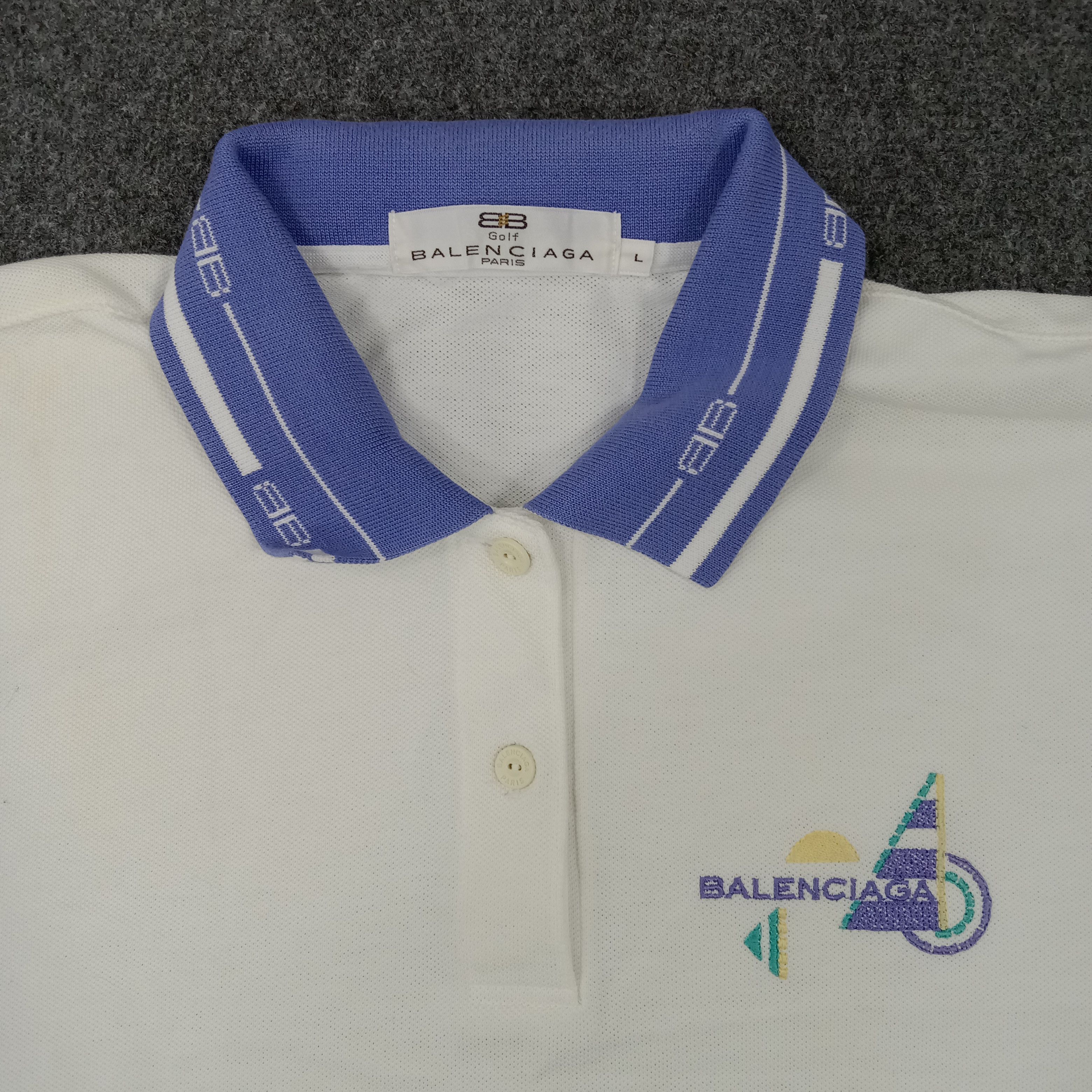 Balenciaga × Vintage Balenciaga Luxury Brand Polos Size US M / EU 48-50 / 2 - 3 Thumbnail