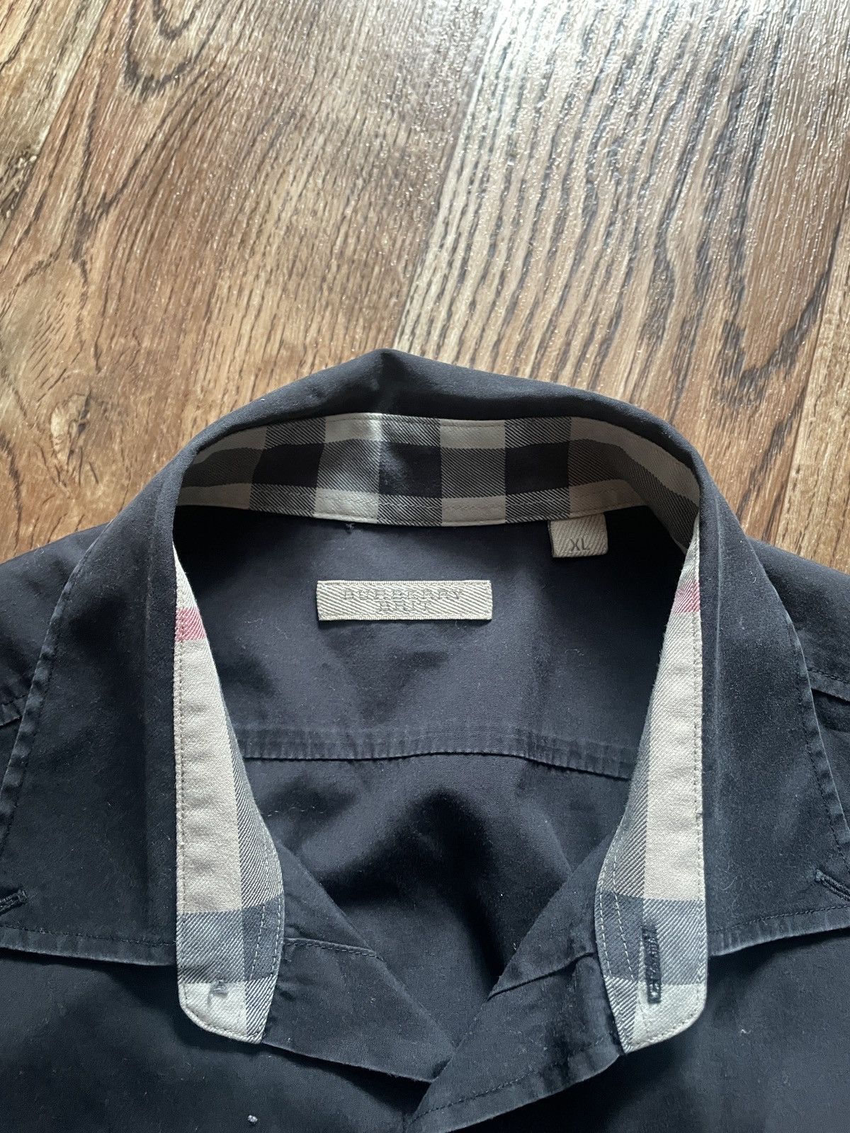 Burberry Vintage Burberry Shirt In A Cage Button Up Long Sleeve XL Size US XL / EU 56 / 4 - 4 Thumbnail