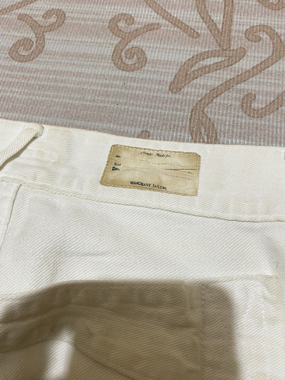 Kapital Kapital Monkey Walt Buckle Back White Pants Size US 27 - 11 Thumbnail