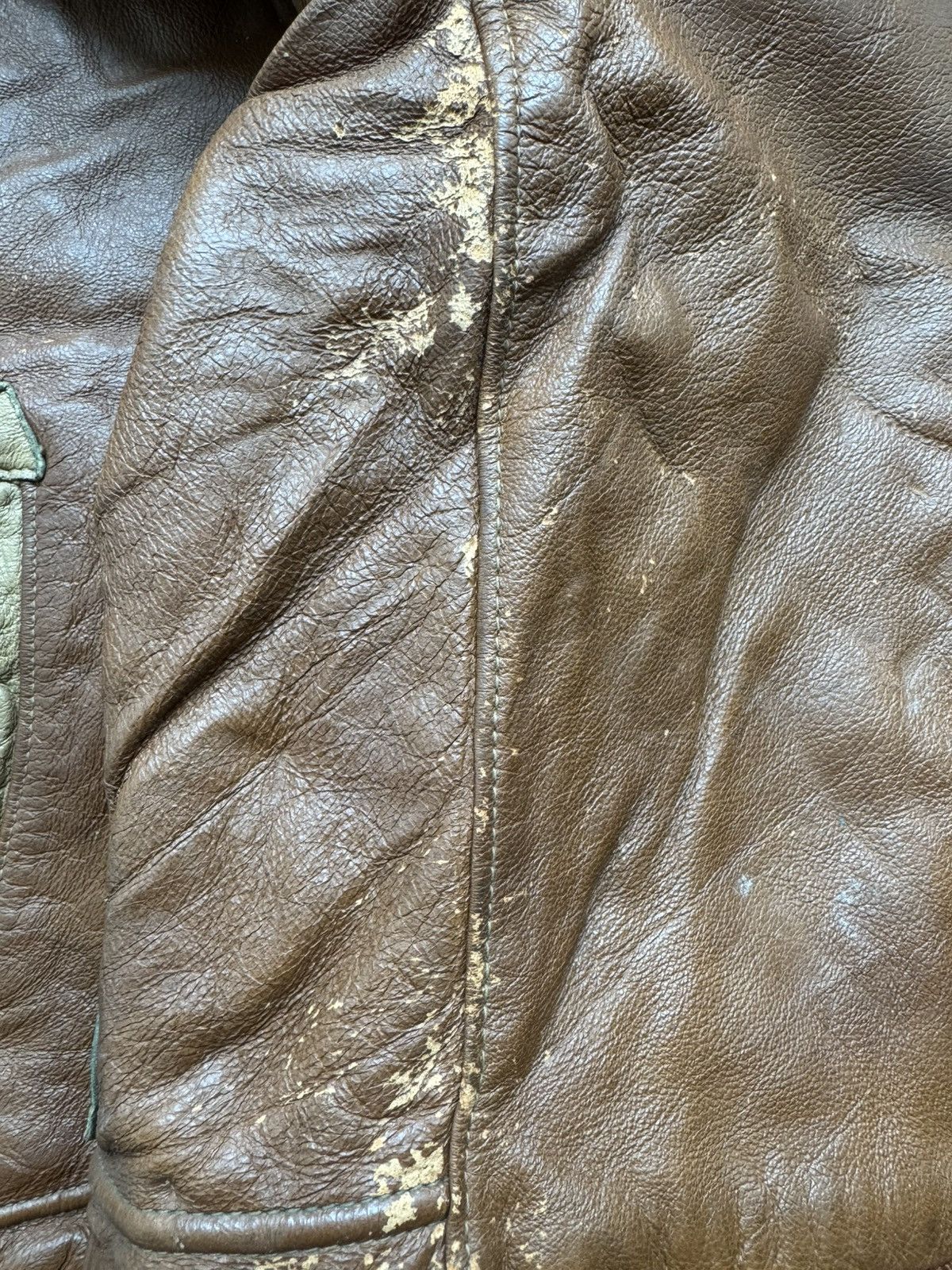 Schott VERY RARE VINTAGE JACKET LEATHER FLIGHT BOMBER SCHOTT Size US M / EU 48-50 / 2 - 14 Thumbnail