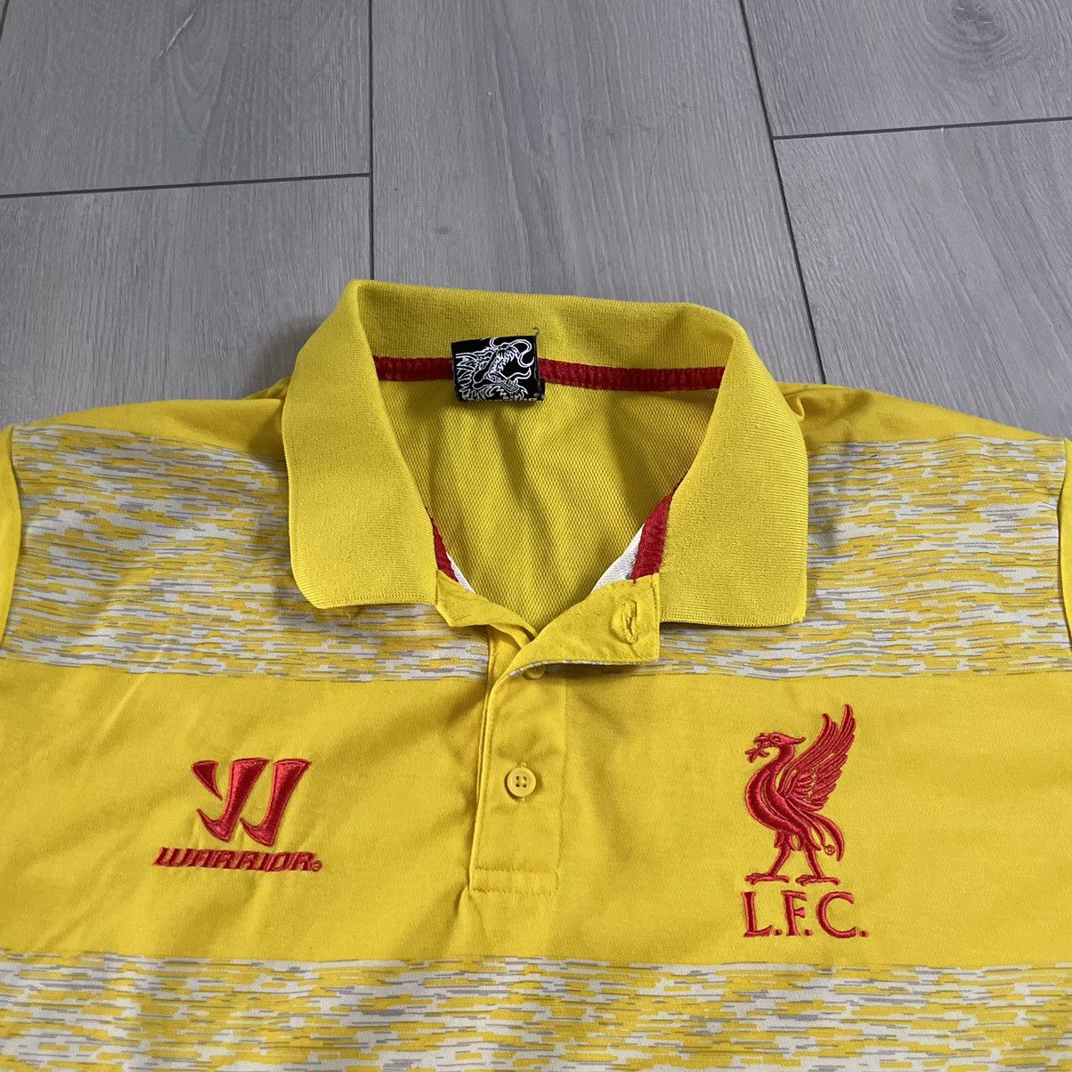 Warrior LIVERPOOL WARRIOR FOOTBALL HOME JERSEY YELLOW TEE SHIRT Size US XL / EU 56 / 4 - 2 Thumbnail