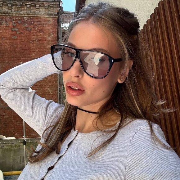 Saint Laurent Paris Saint Laurent SL731 GASPAR 002 Sunglasses Black Aviator Size ONE SIZE - 2 Thumbnail