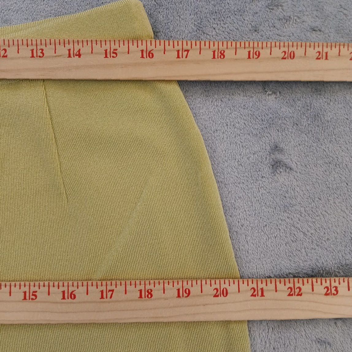 Vintage Plein Air Cropped Pants Womens Large Green Pull On 32x24 High Rise Size 36" / US 14 / IT 50 - 3 Thumbnail