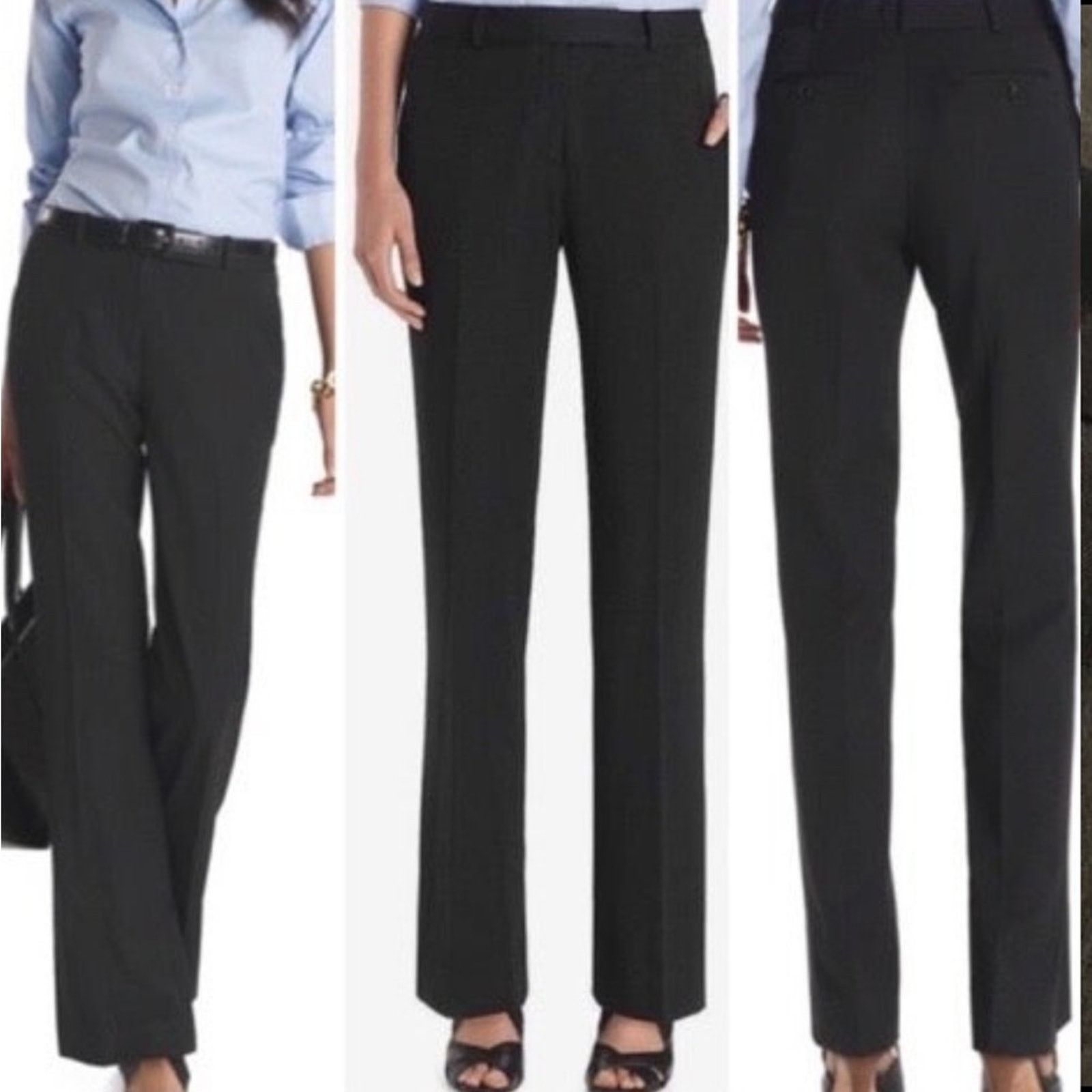Brooks Brothers Brooks brother Caroline fit trousers charcoal size 8p Size 30" / US 8 / IT 44 - 1 Thumbnail