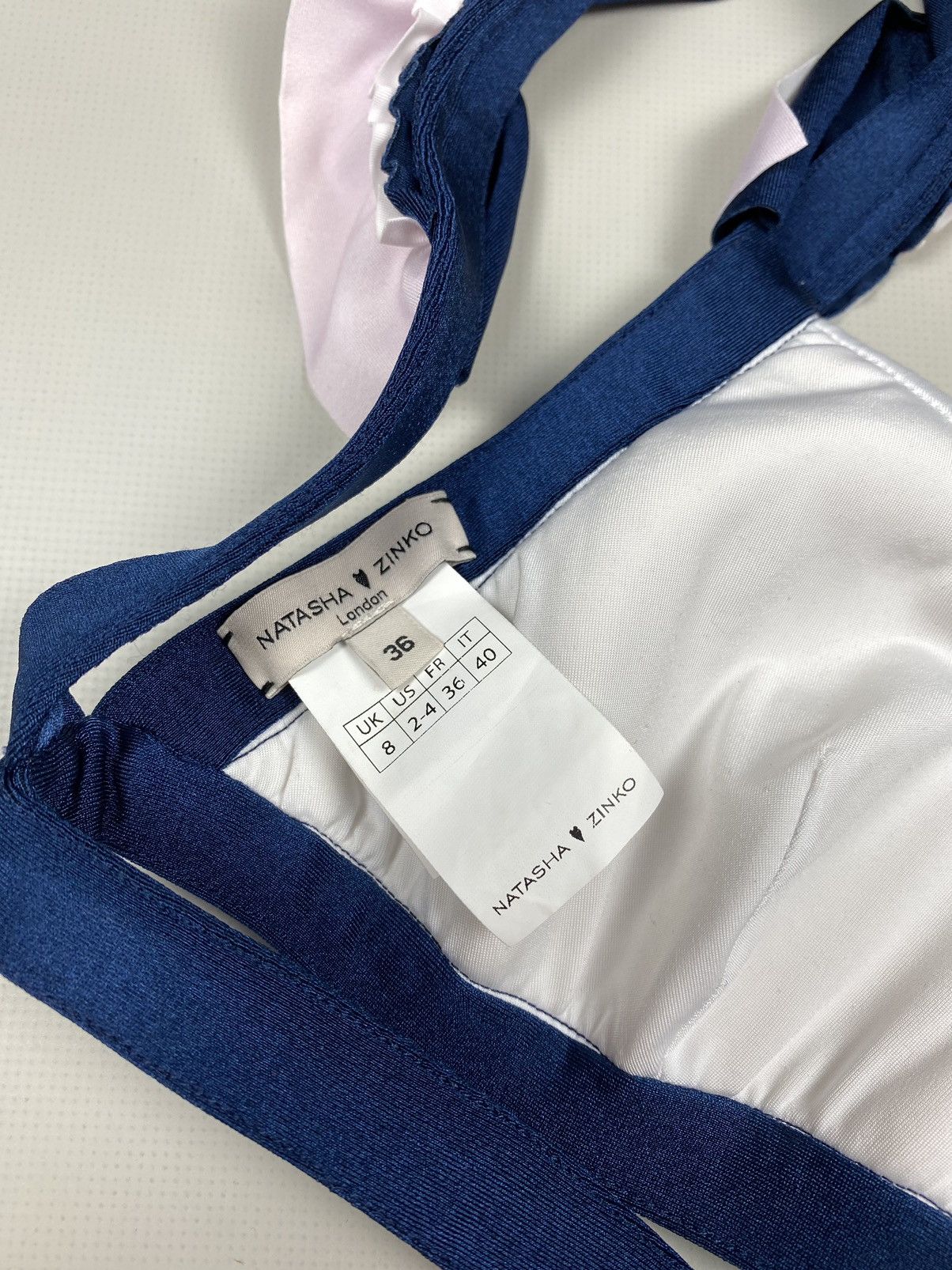 Natasha Zinko BNWT! Natasha Zinko Neoprene Bikini 2 Piece swim suit Size XS / US 0-2 / IT 36-38 - 14 Thumbnail