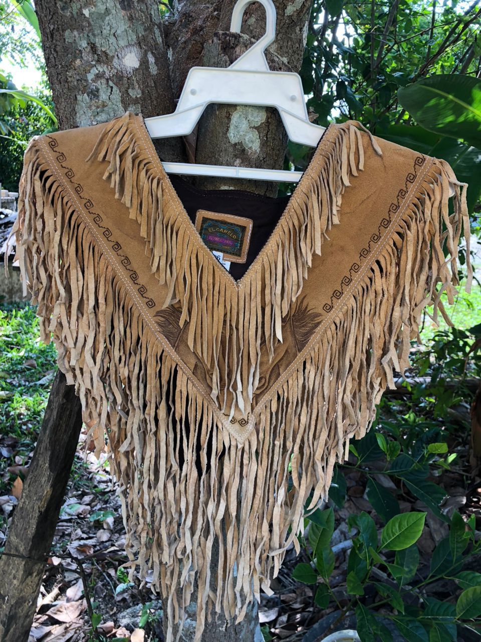 Vintage Vintage Suede Leather Fringed Chonco Horse Vest Size 36 Size US M / EU 48-50 / 2 - 3 Thumbnail