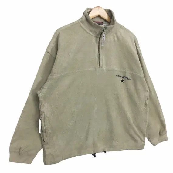 Converse CONVERSE ALL STAR Polartec Fleece Sweatshirt Spell Out Size US L / EU 52-54 / 3 - 3 Thumbnail