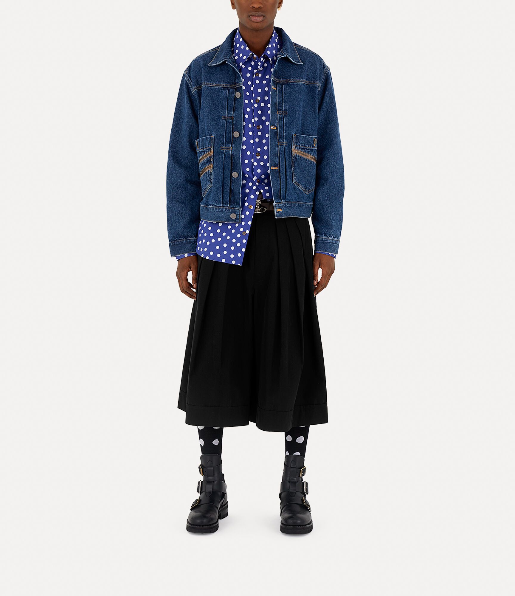 Vivienne Westwood o1f1d3z0525 Denim Jacket in Blue Size US XL / EU 56 / 4 - 2 Thumbnail
