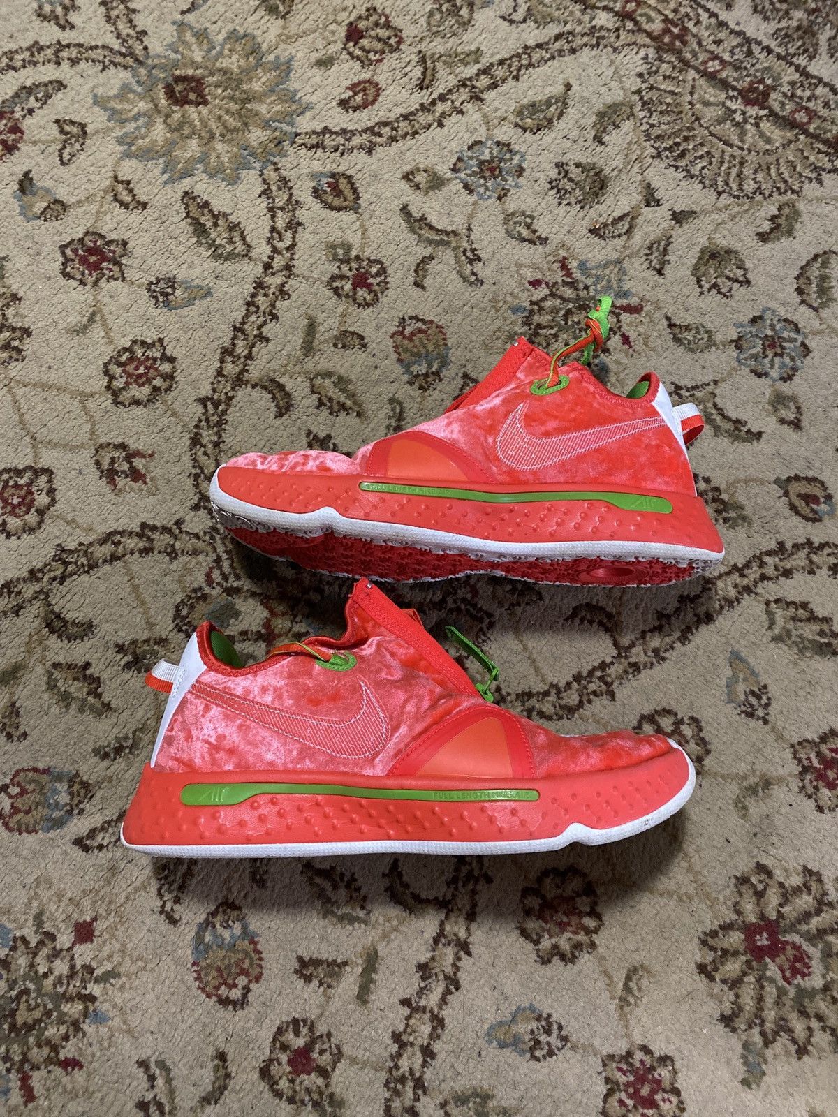 image of Nike Pg 4 ‘Christmas’ Shoes in Red, Men's (Size 9)
