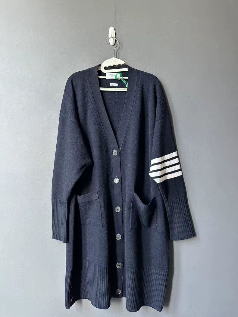 Thom Browne Long Wool Cardigan - dmc