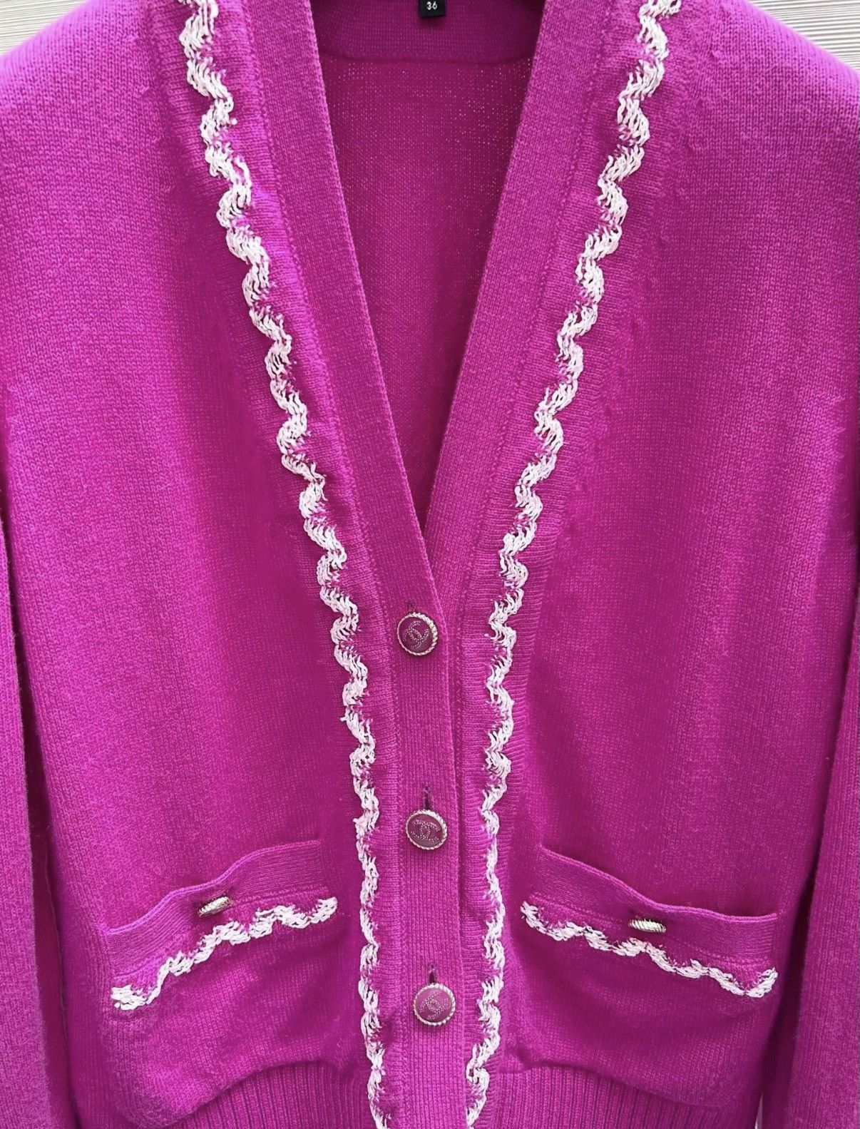 Chanel Chanel 21P Early Spring Collection Hot Cashmere Cardigan J33 Size XS / US 0-2 / IT 36-38 - 3 Thumbnail