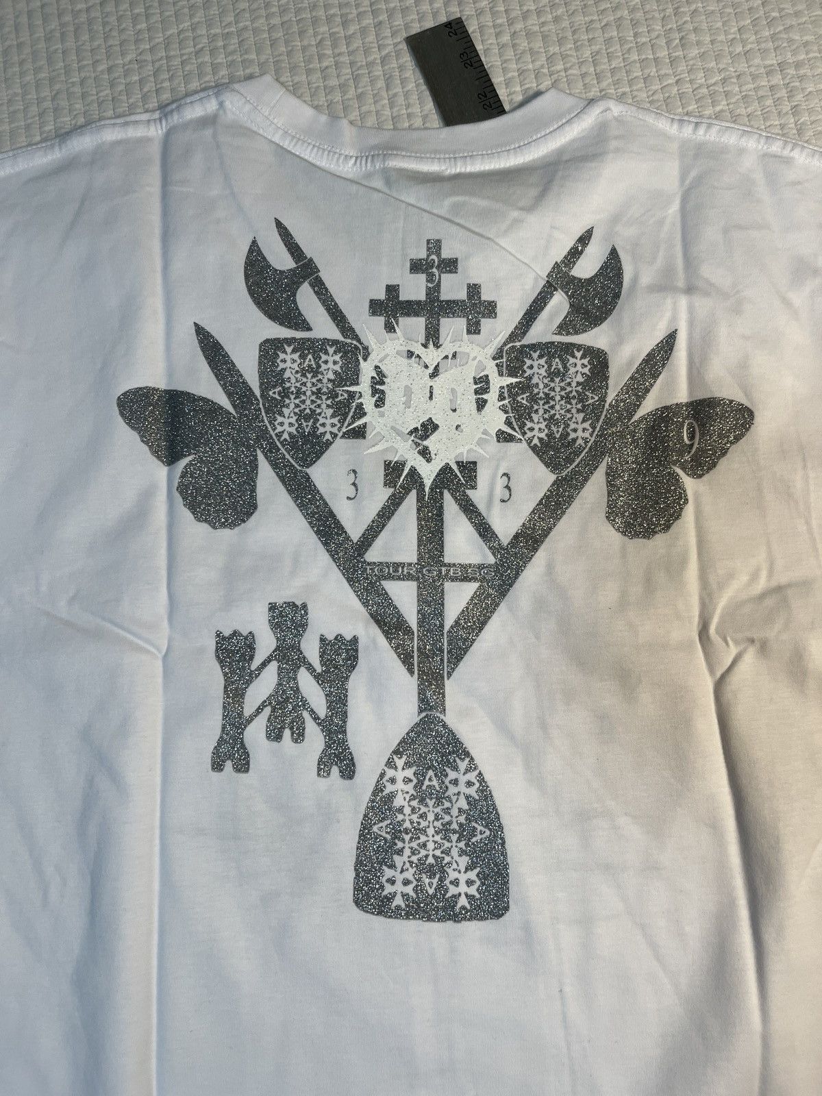 Drain Gang Bladee 2022 Tour LA Exclusive White Tee Size US XL / EU 56 / 4 - 7 Thumbnail