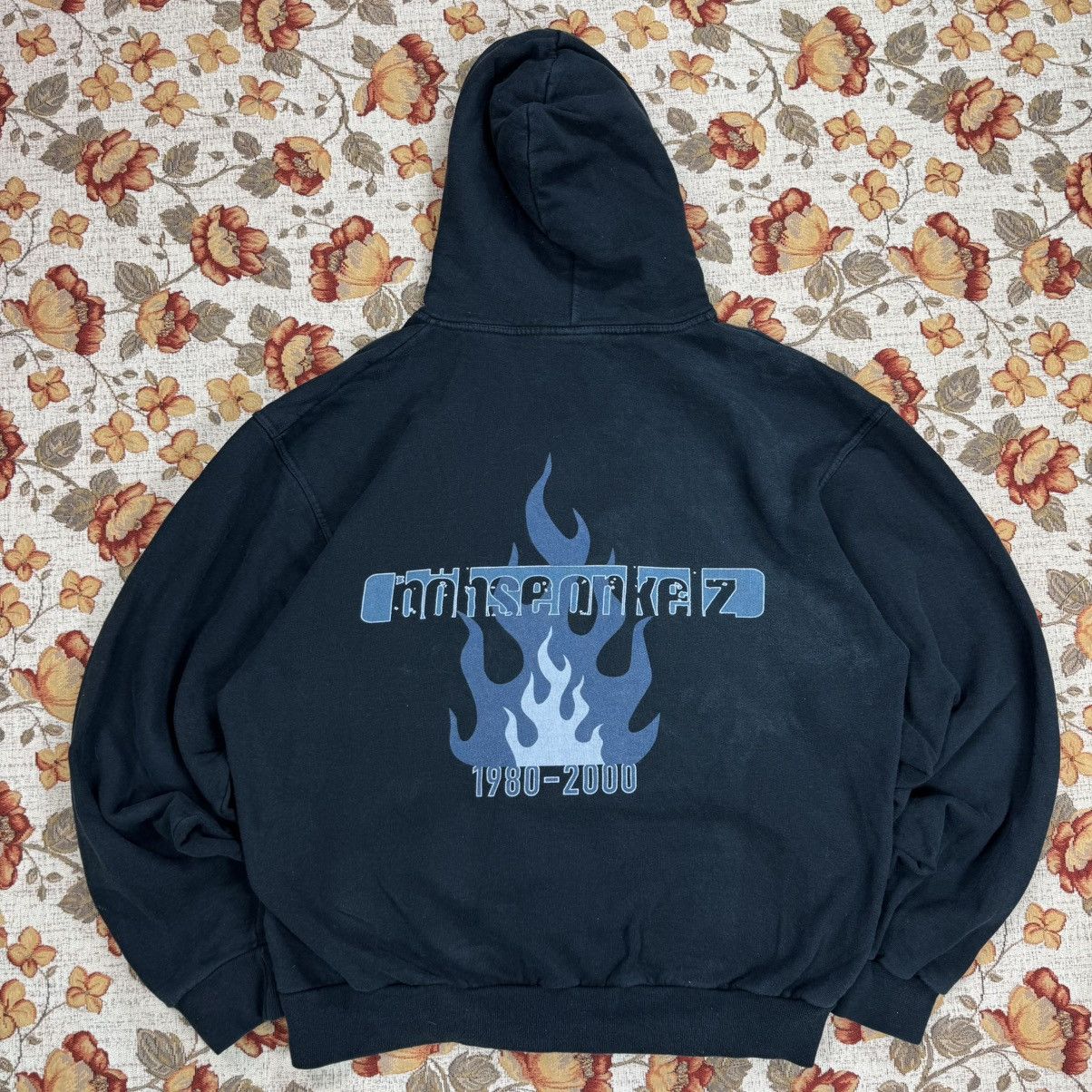 Band Tees × Vintage Vintage Bohse Onkelz Hoodie Washed Faded 90s Metal Trash Size US XL / EU 56 / 4 - 4 Thumbnail