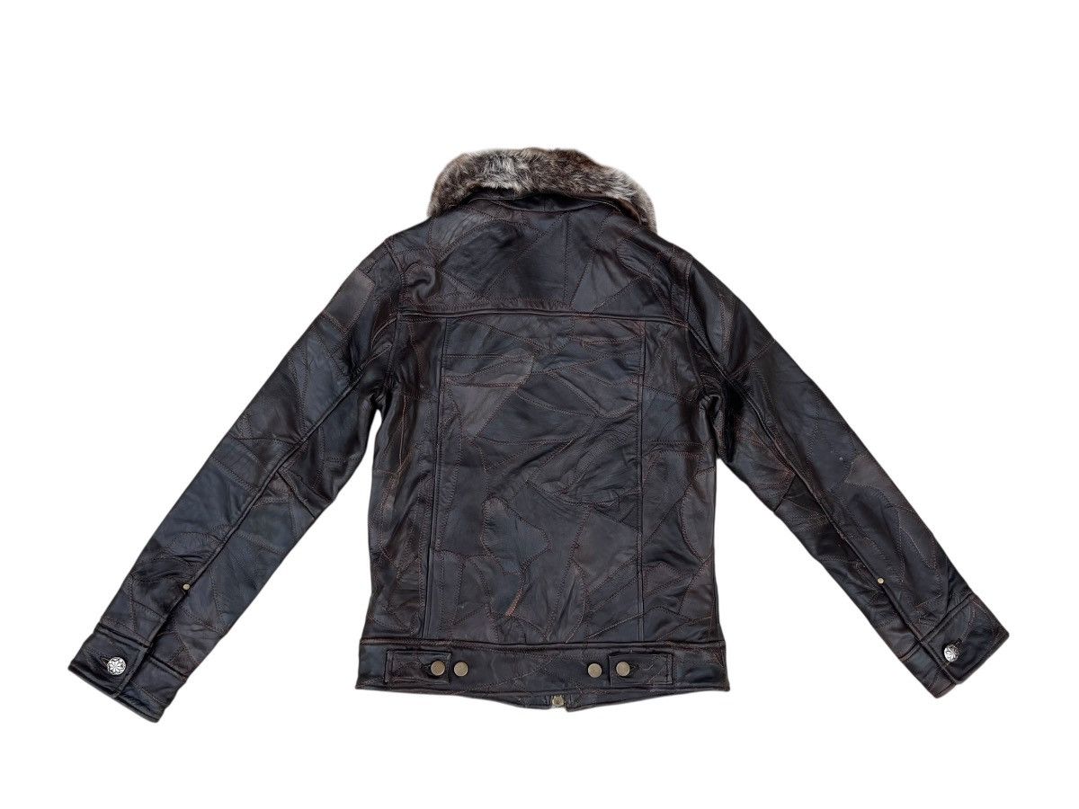 If Six Was Nine Faux Fur Patchwork Sheepskin Leather Jacket All The Way Size US S / EU 44-46 / 1 - 19 Thumbnail