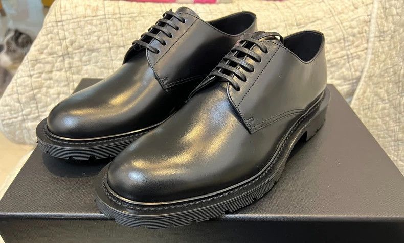 Saint Laurent Paris Saint Laurent Paris Leather shoes Size US 8 / EU 41 - 3 Thumbnail