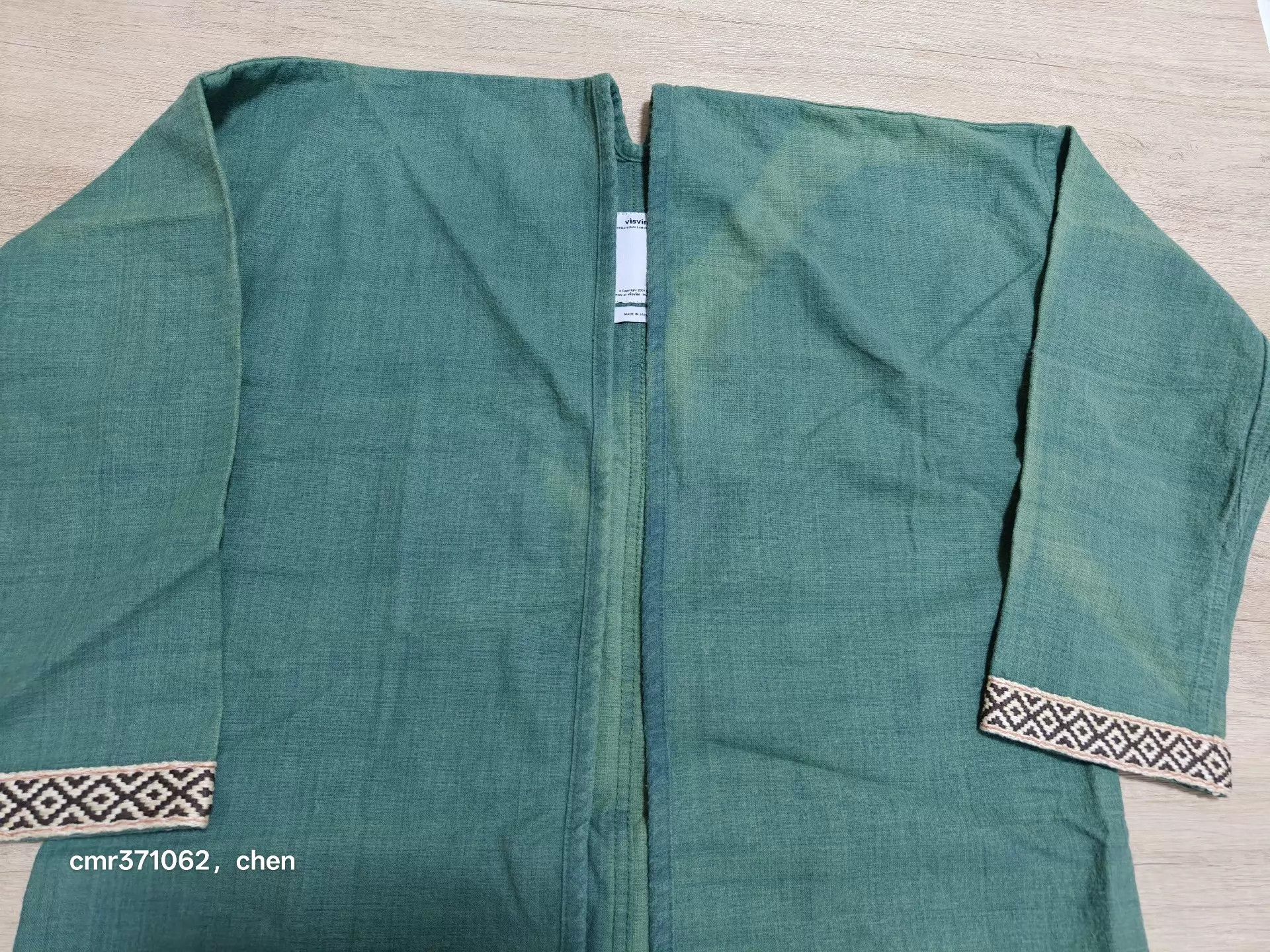 Visvim visvim 16aw sanjuro coat green2 silk roland size 2 Size US M / EU 48-50 / 2 - 2 Thumbnail