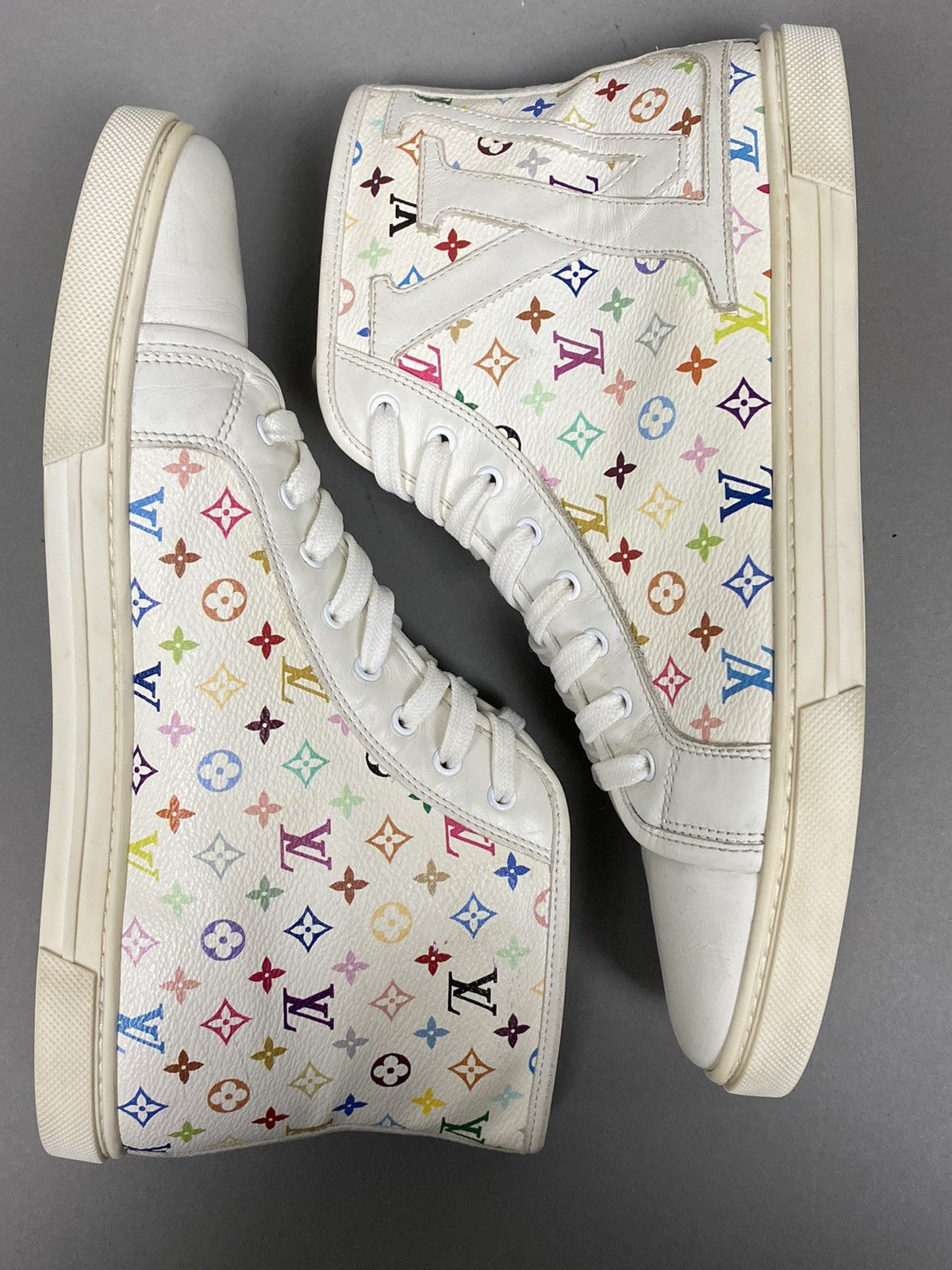 Louis Vuitton × Takashi Murakami Louis Vuitton x Takashi Murakami high top sneakers Size US 7 / IT 37 - 4 Thumbnail