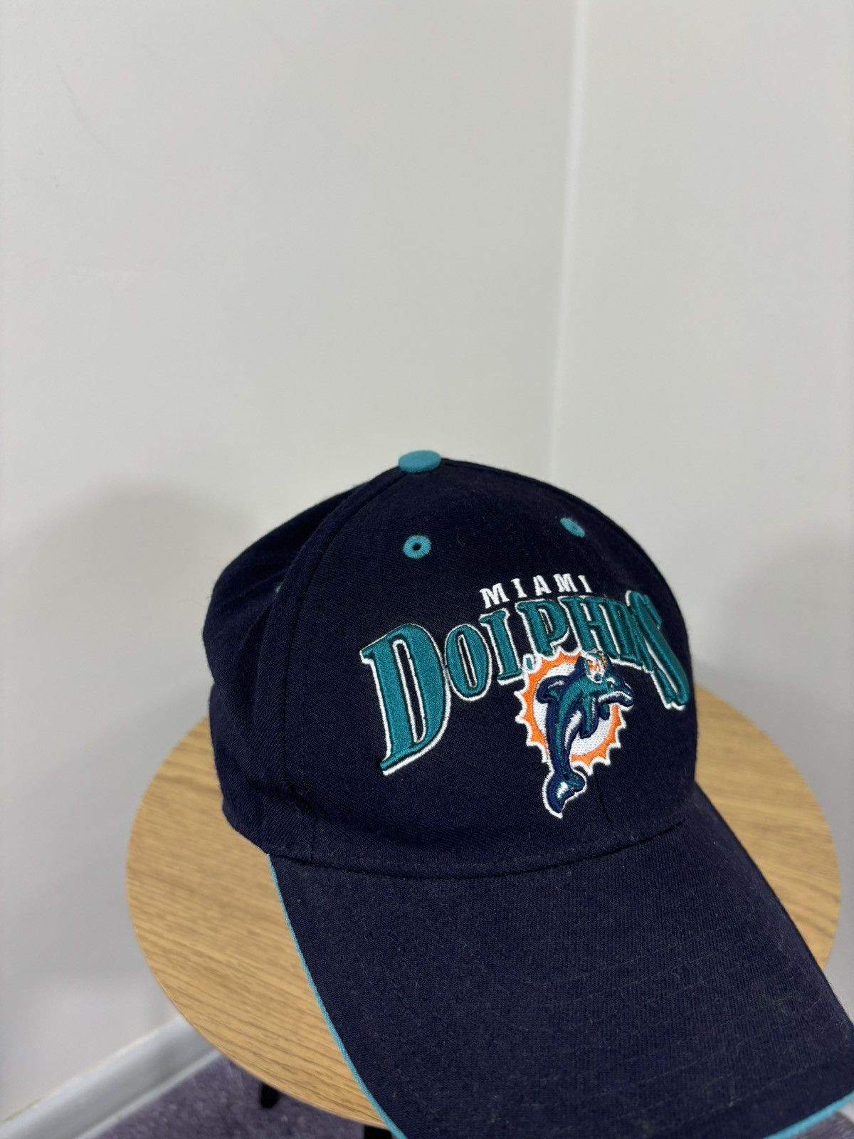 NFL Vintage 90s Miami Dolphins NFL Rare Dad Hat Cap Size ONE SIZE - 3 Thumbnail