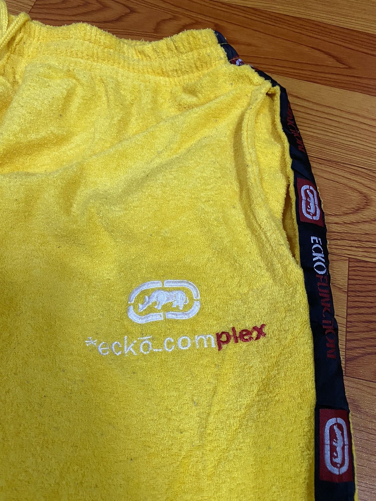 Ecko Unltd. × Vintage Vintage Ecko Baggy Sweatpant Side Tape Size US 31 - 2 Thumbnail