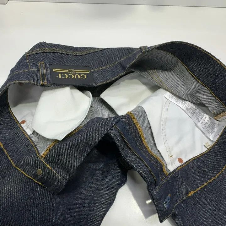 Gucci Gucci Gucci FW22 Color Block Relaxed Denim Pants -2506 Size US 34 / EU 50 - 6 Thumbnail