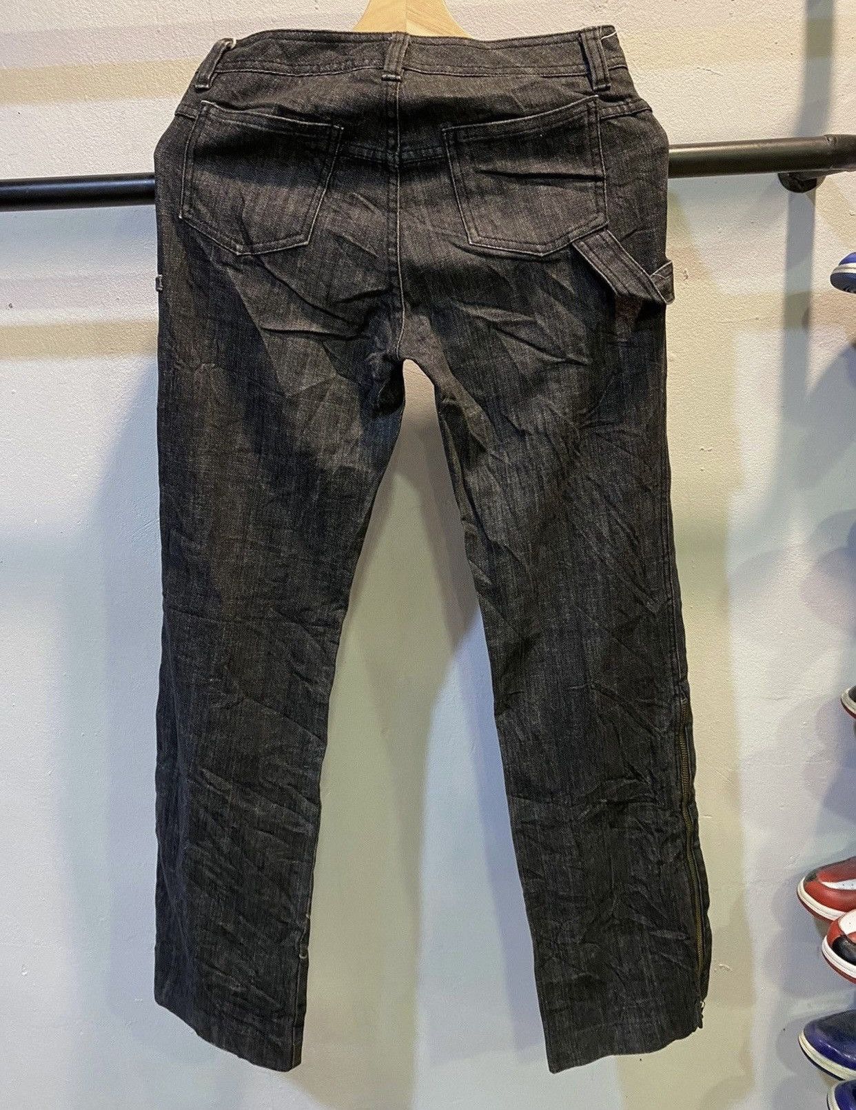 Burberry Crazy Vintage Y2K Burberry Carpenter Denim Jeans Size US 29 - 2 Thumbnail