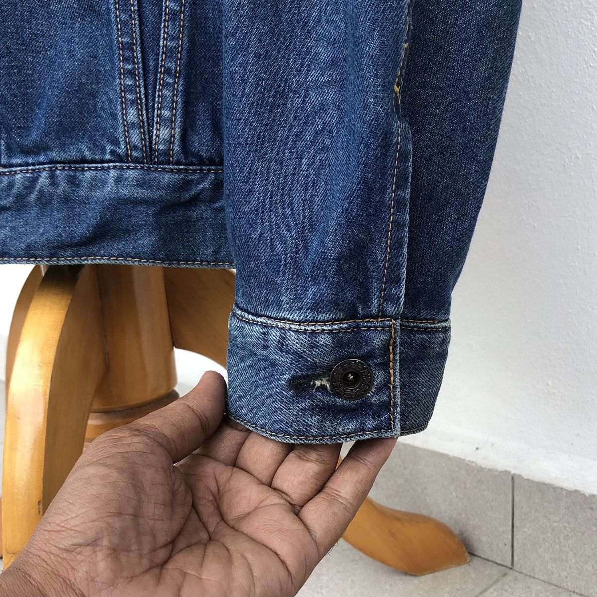Johnbull Japanese Johnbull Trucker Denim Jacket Size US L / EU 52-54 / 3 - 9 Thumbnail