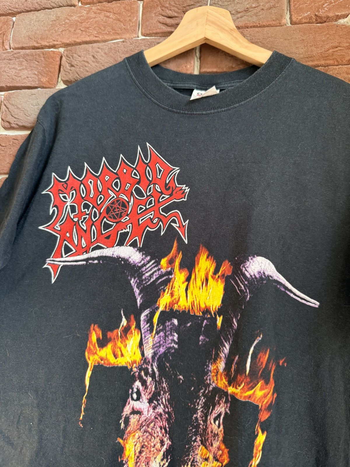 Band Tees Rare Vintage 90s Morbid Angel Covenant Music Metal Band Tee Size US M / EU 48-50 / 2 - 6 Thumbnail