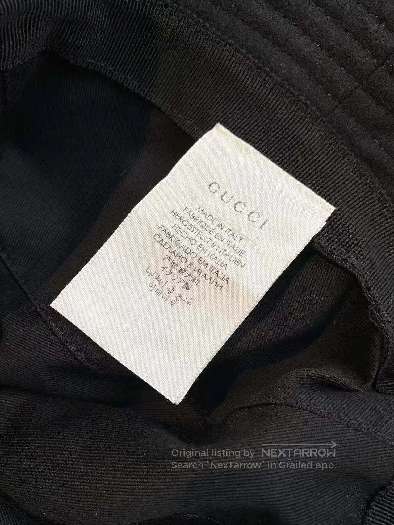 Gucci Guicci Size L String label bucket hat| Size ONE SIZE - 6 Thumbnail