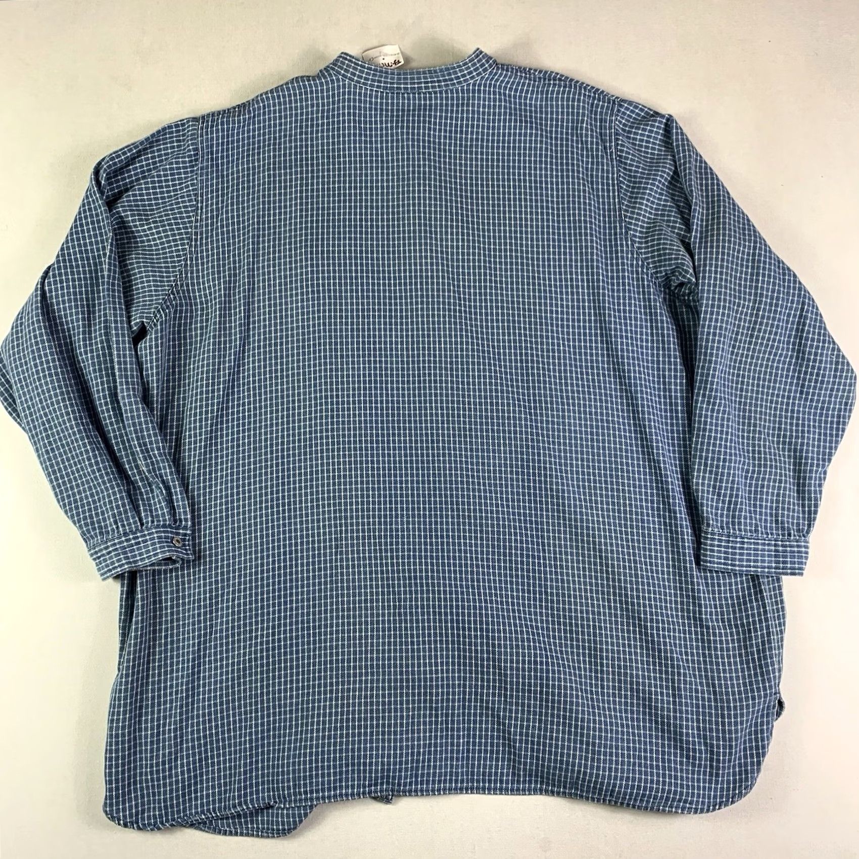 Vintage vtg Marsh Landing II Shirt Womens 3X chambray Mandarin collar button up Workwear Size XXL / US 16-18 / IT 52-54 - 8 Thumbnail