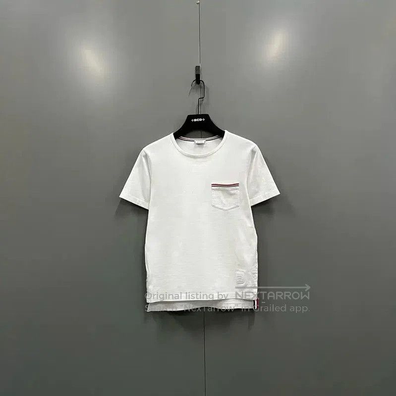 Thom Browne Thom Browne White Cotton Short Sleeve T-Shirt . Size XXS / US 00 / IT 34 - 1 Thumbnail
