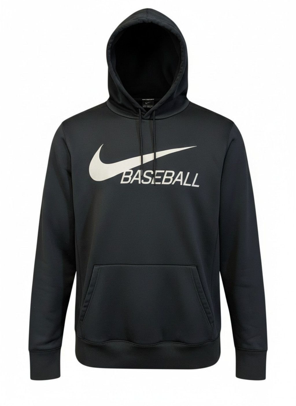 Nike Nike Baseball Hoodie Sweatshirt Large - black w white logo Size US L / EU 52-54 / 3 - 1 Thumbnail