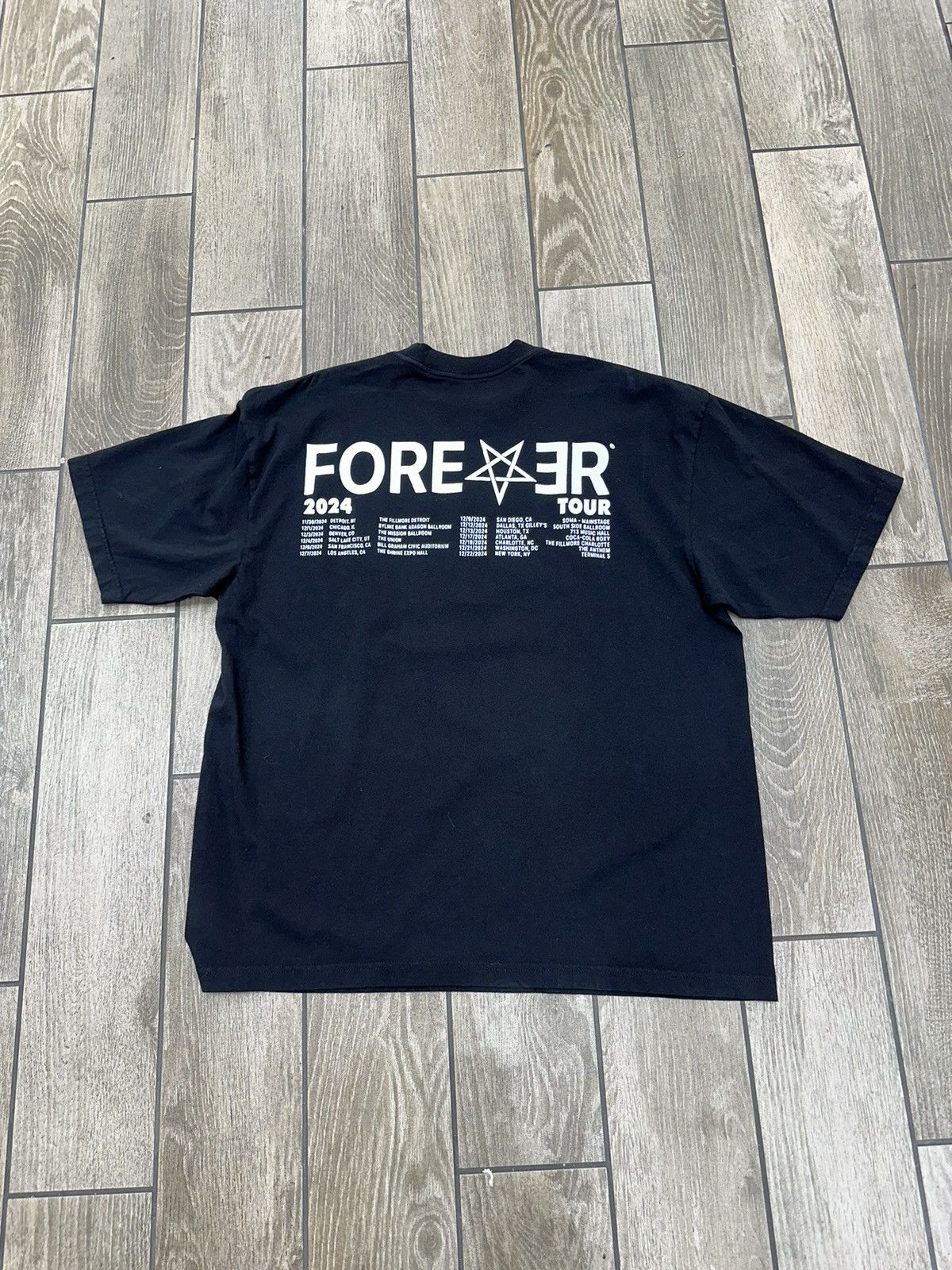 Destroy Lonely Destroy Lonely Forever Tour Speakers Black Tee Size US XL / EU 56 / 4 - 4 Thumbnail