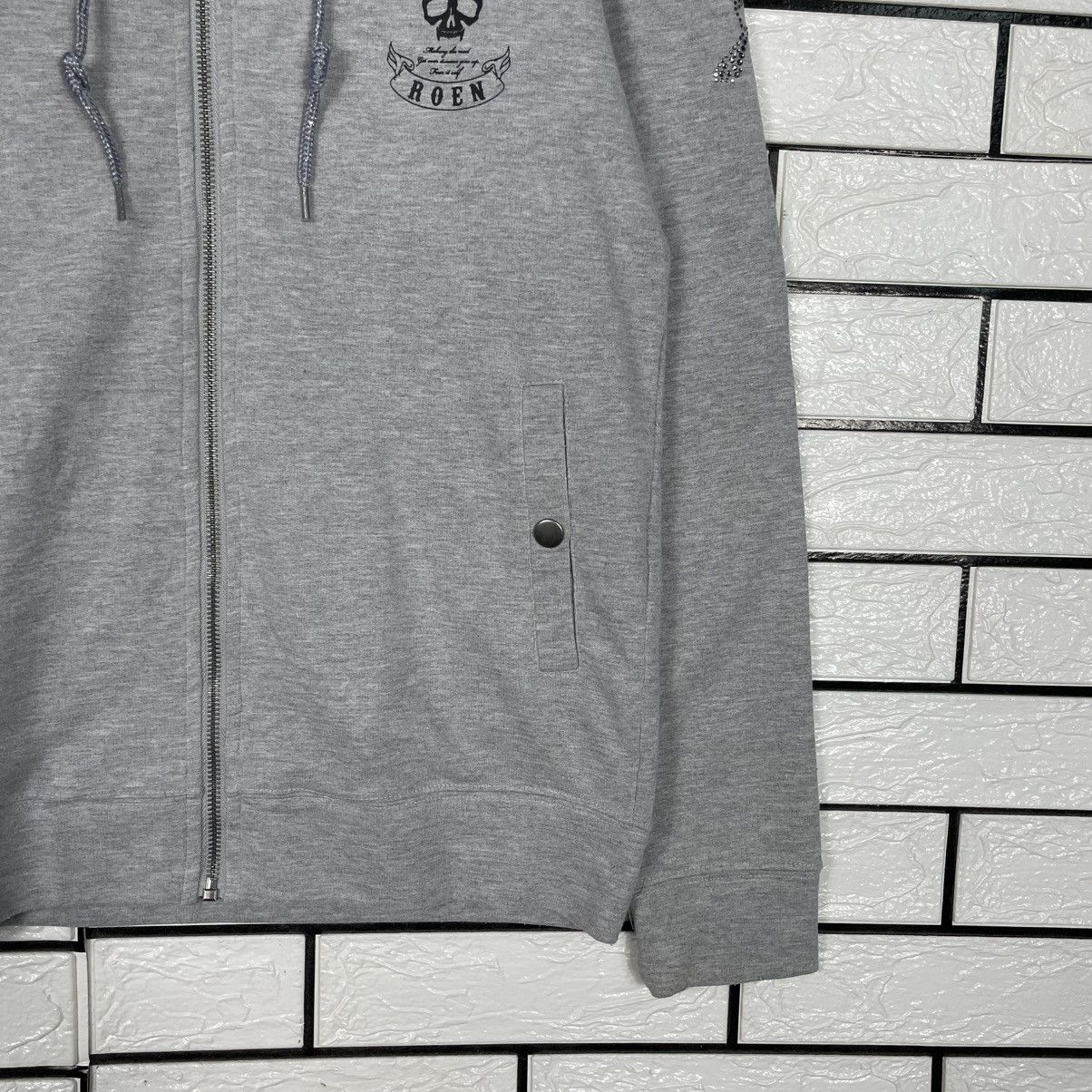 Japanese Brand Roen Road Of Blitz Skull Hoodie Size US S / EU 44-46 / 1 - 4 Thumbnail